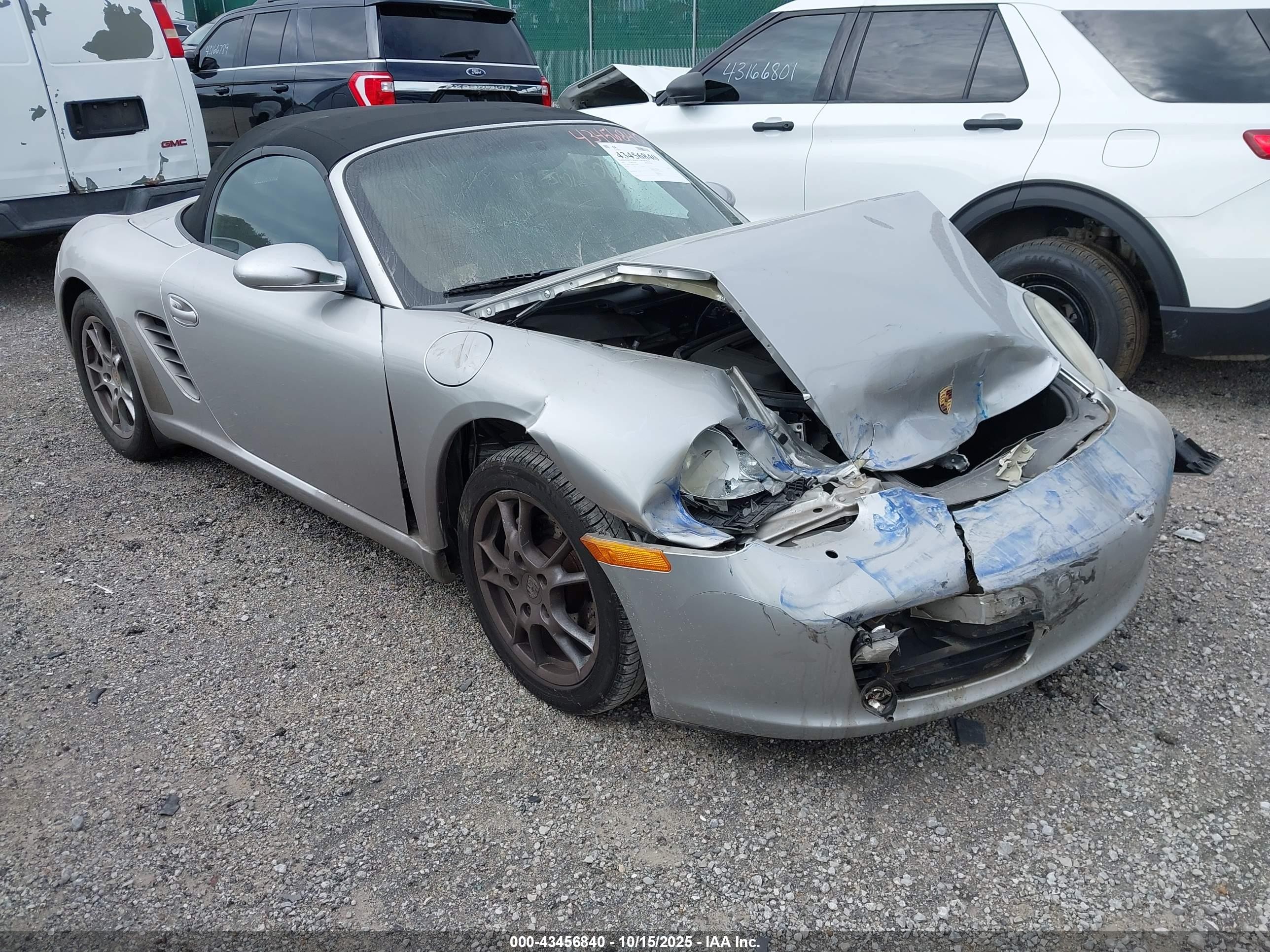 2005 Porsche Boxster   Gray vin: WP0CA29805S710641