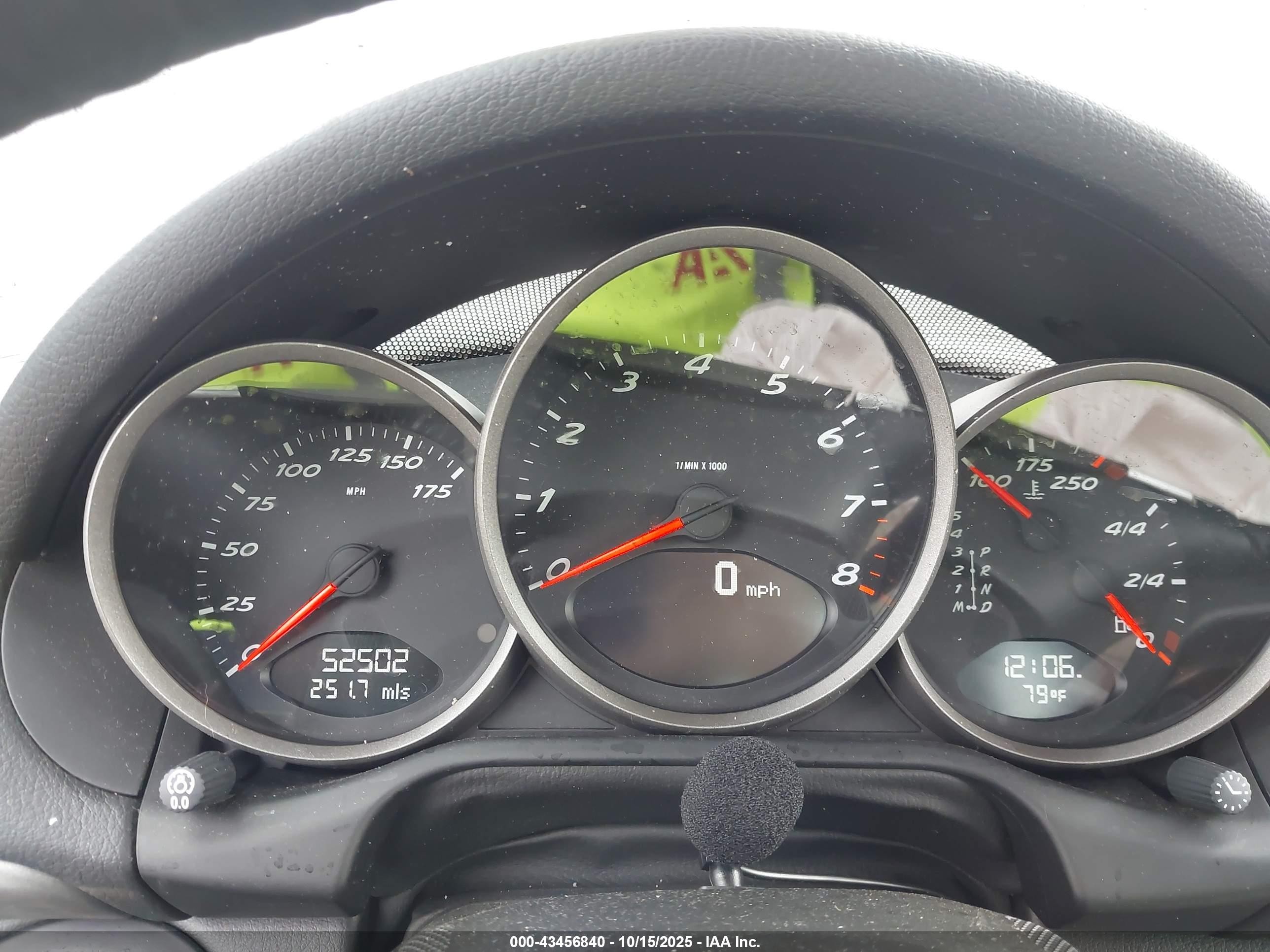 2005 Porsche Boxster   Gray vin: WP0CA29805S710641