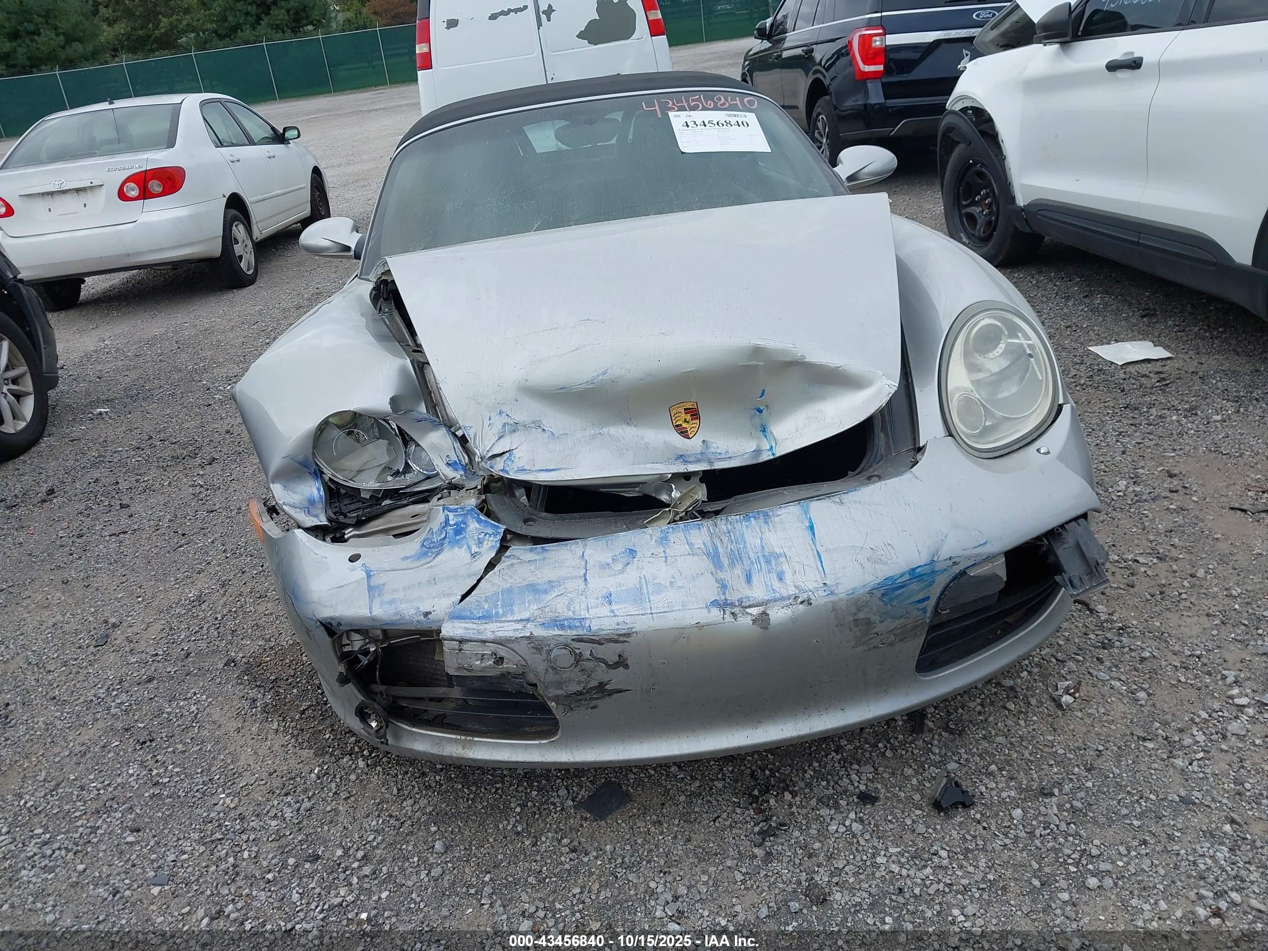 2005 Porsche Boxster   Gray vin: WP0CA29805S710641