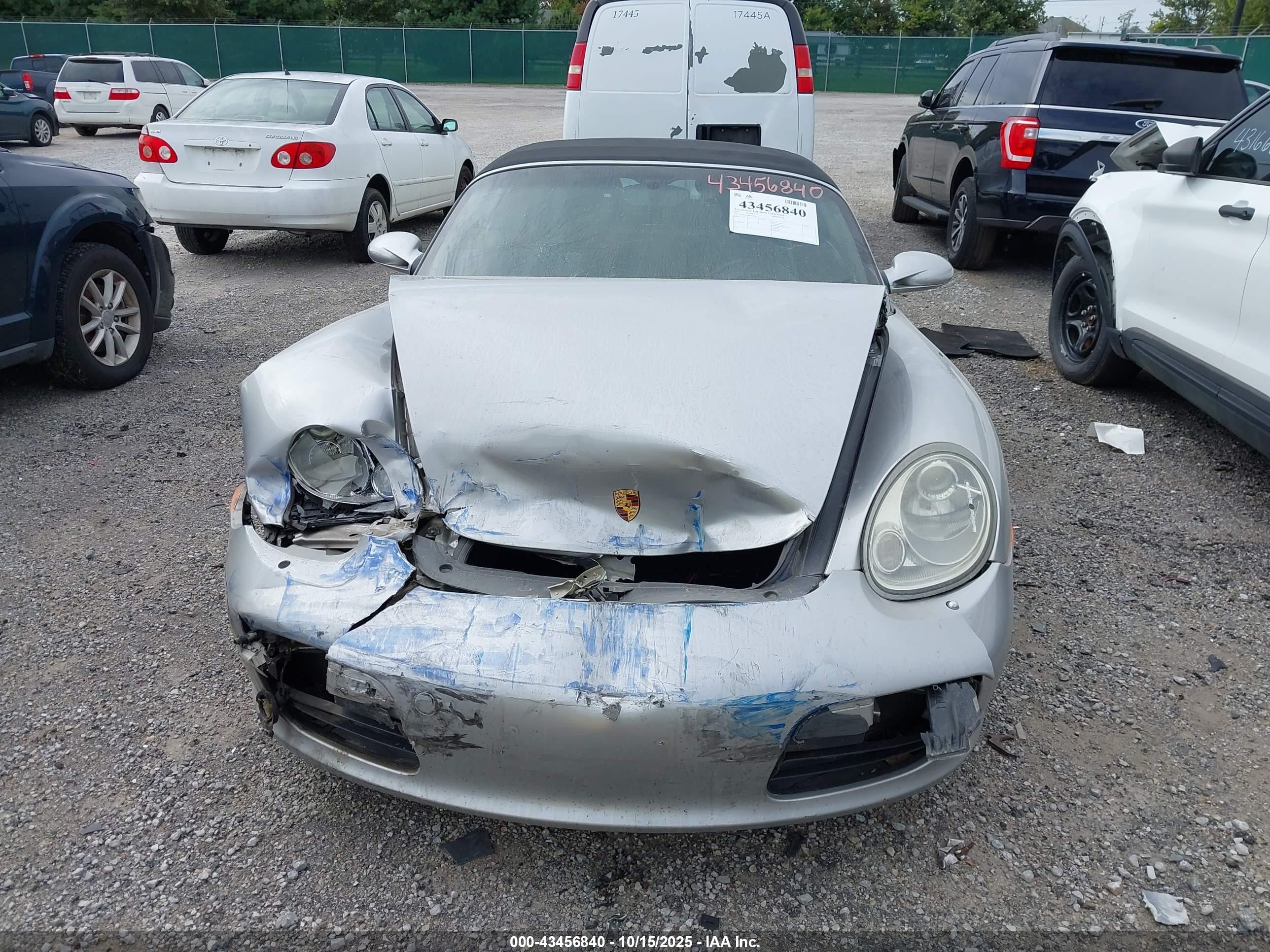 2005 Porsche Boxster   Gray vin: WP0CA29805S710641