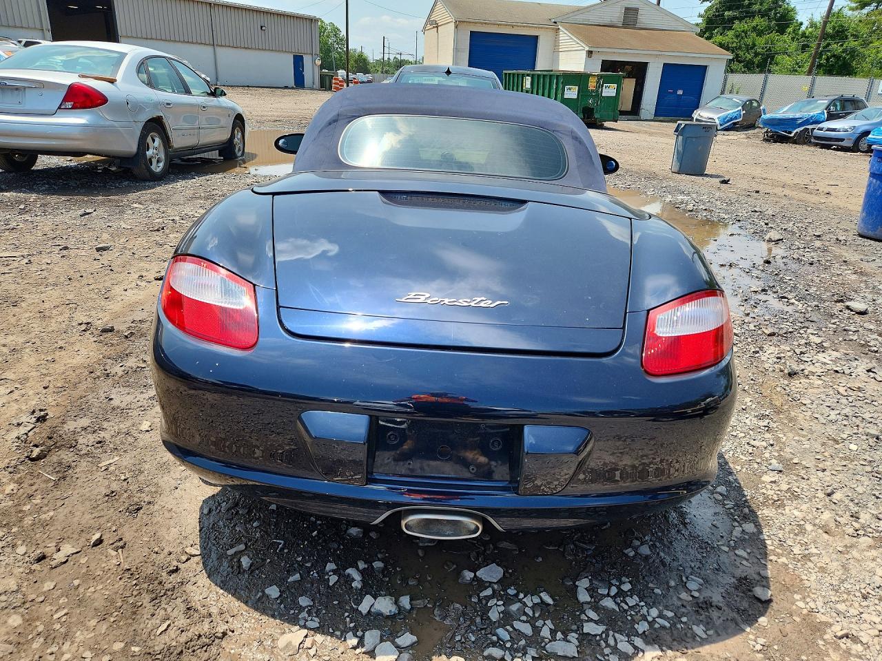 2005 Porsche Boxster Blue vin: WP0CA29805U711969