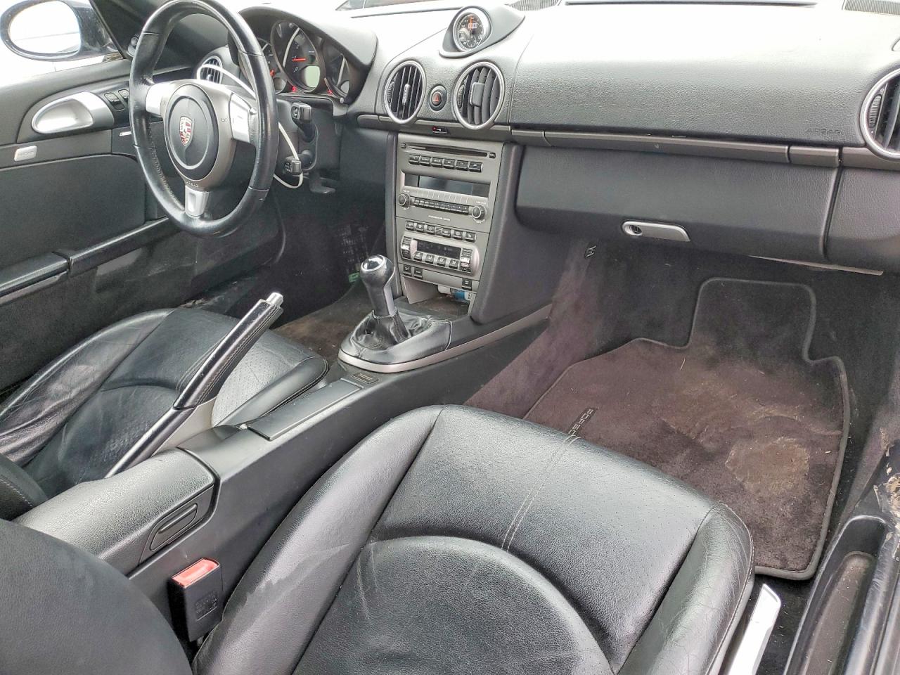 2006 Porsche Boxster Черный vin: WP0CA29806U712492