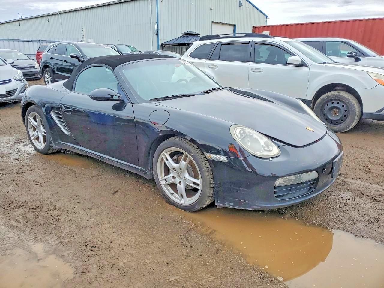 2006 Porsche Boxster Черный vin: WP0CA29806U712492