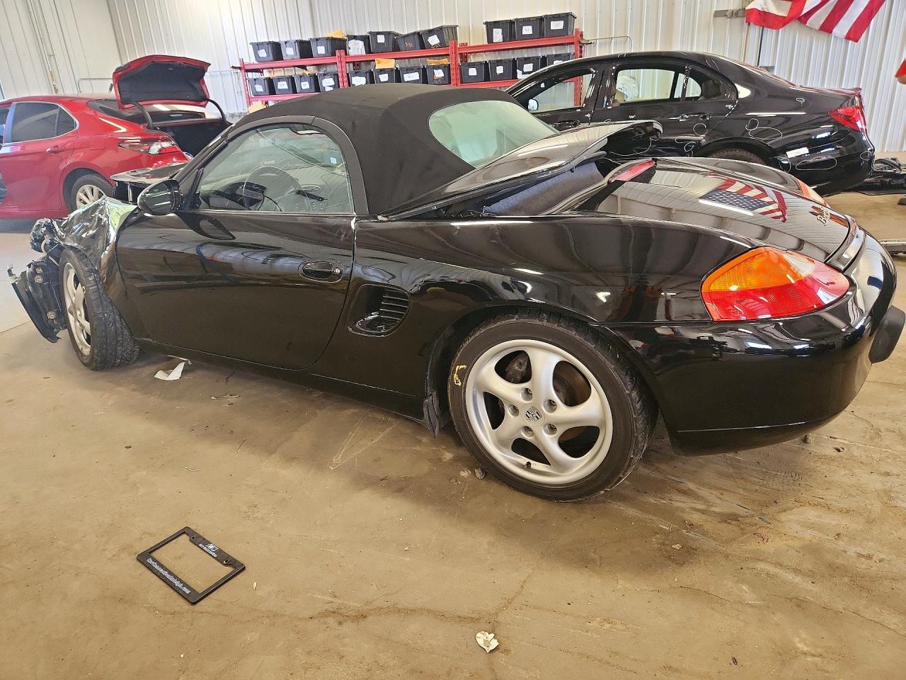 1998 Porsche Boxster Black vin: WP0CA2980WU623795