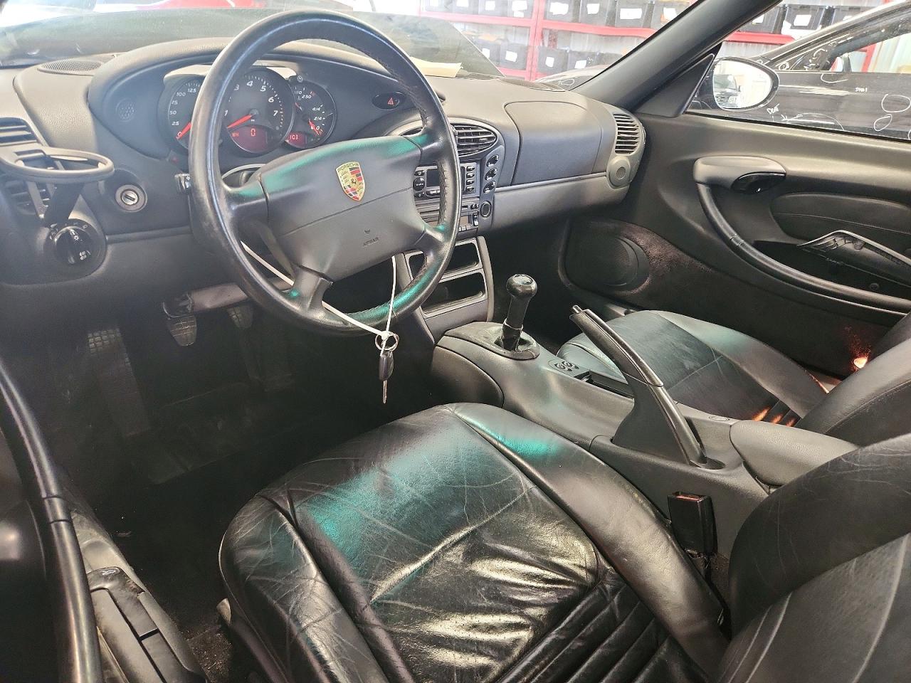 1998 Porsche Boxster Black vin: WP0CA2980WU623795