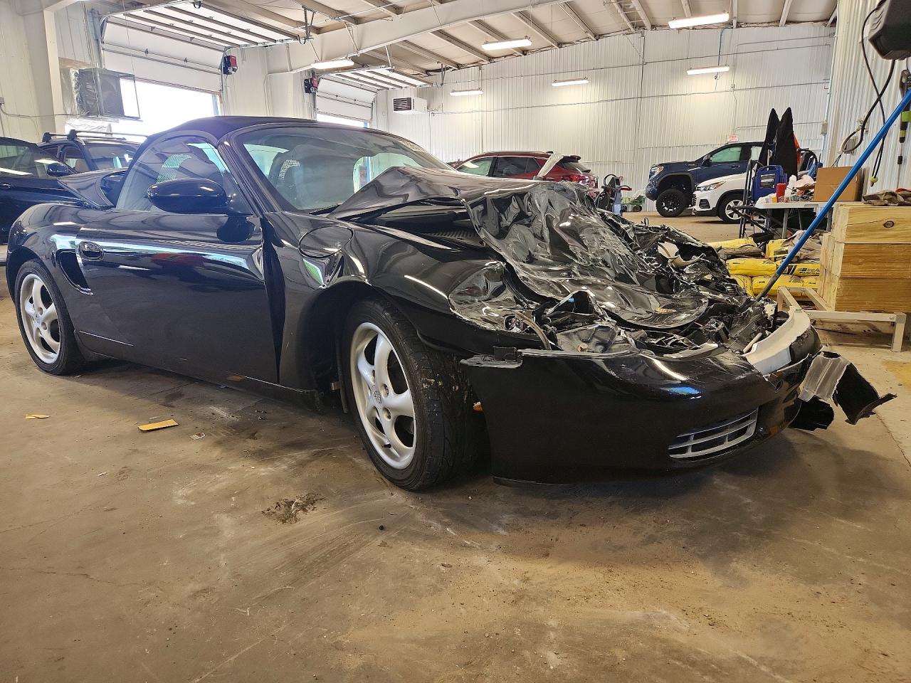 1998 Porsche Boxster Black vin: WP0CA2980WU623795