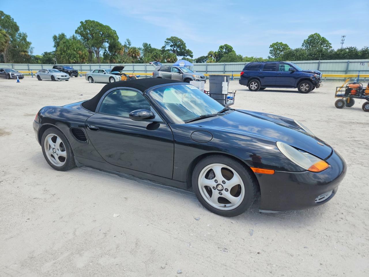 1999 Porsche Boxster Черный vin: WP0CA2980XU621191