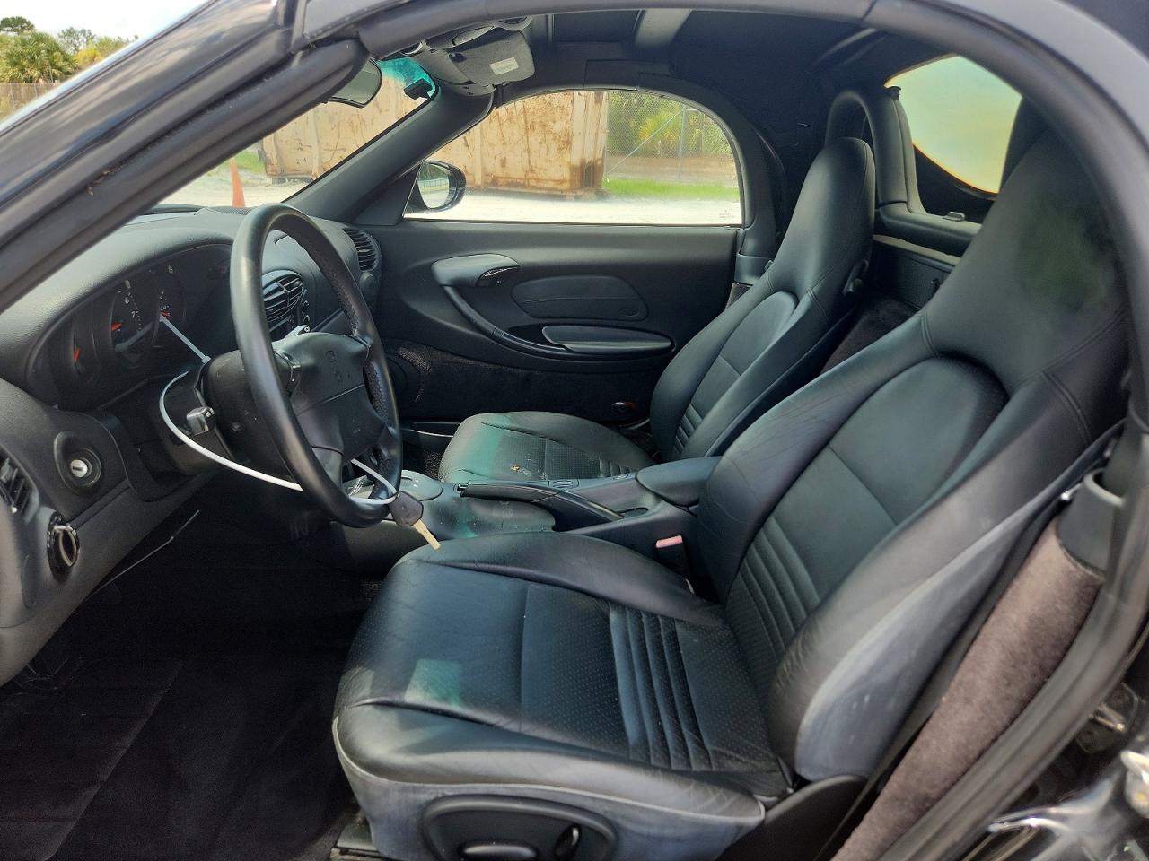 1999 Porsche Boxster Черный vin: WP0CA2980XU621191