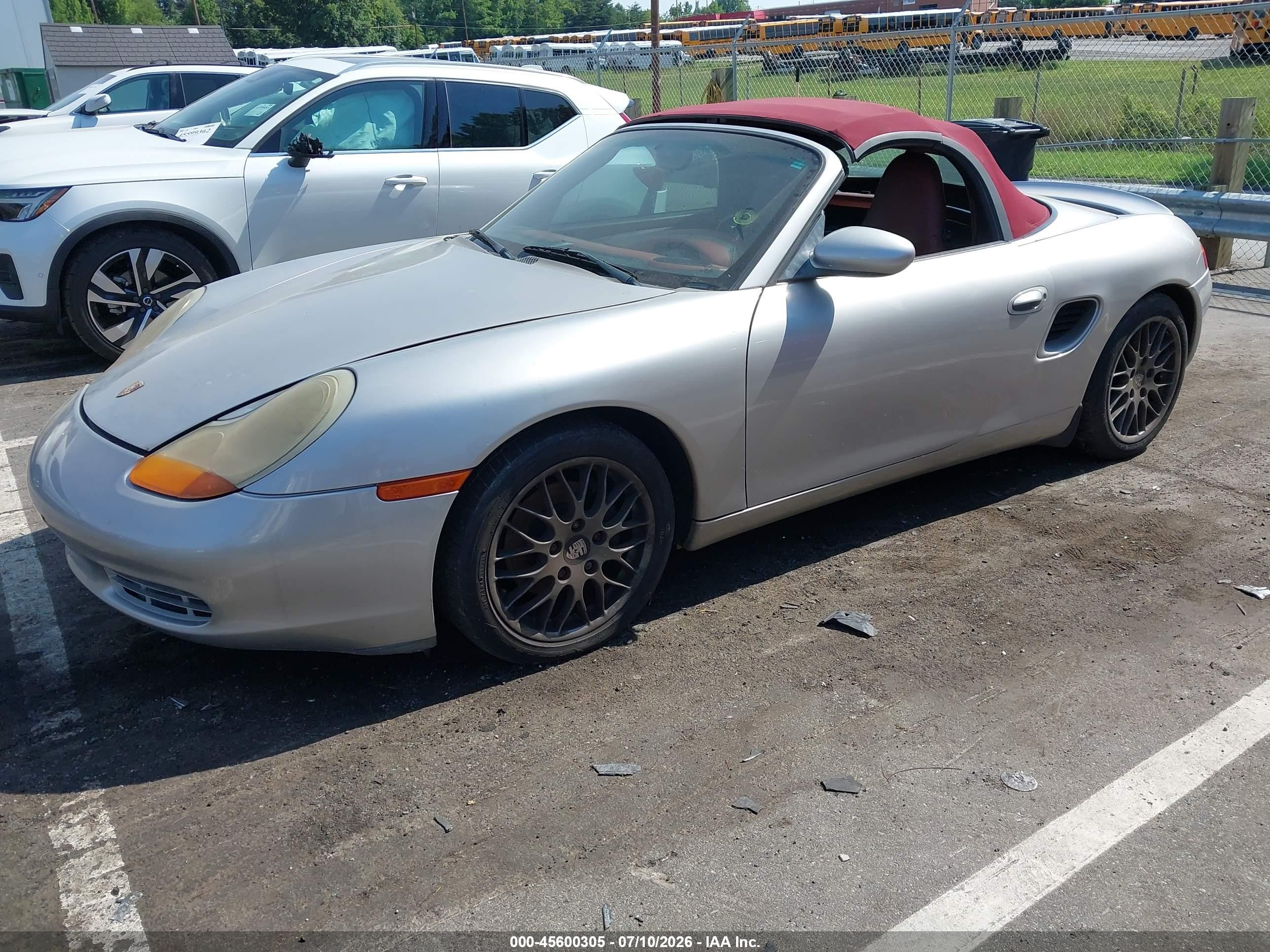 1999 Porsche Boxster   Silver vin: WP0CA2980XU622146