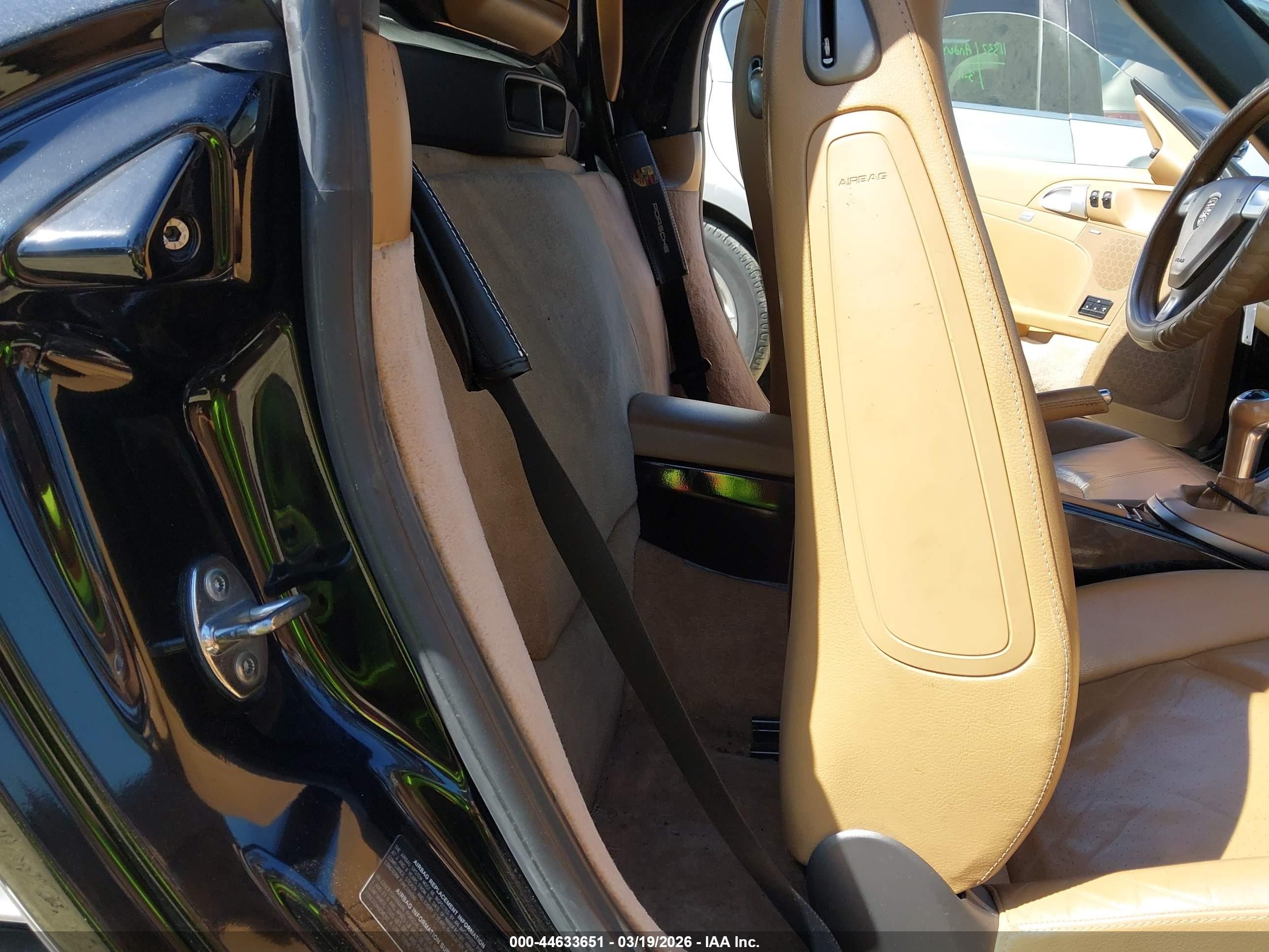 2006 Porsche Boxster   Черный vin: WP0CA29816U710444