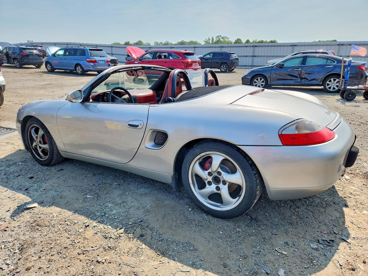 1998 Porsche Boxster Silver vin: WP0CA2981WU620212