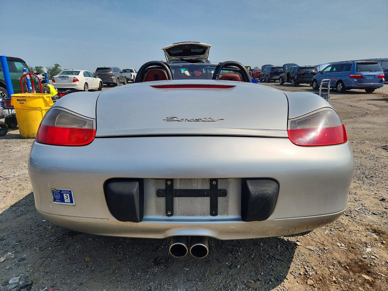 1998 Porsche Boxster Silver vin: WP0CA2981WU620212
