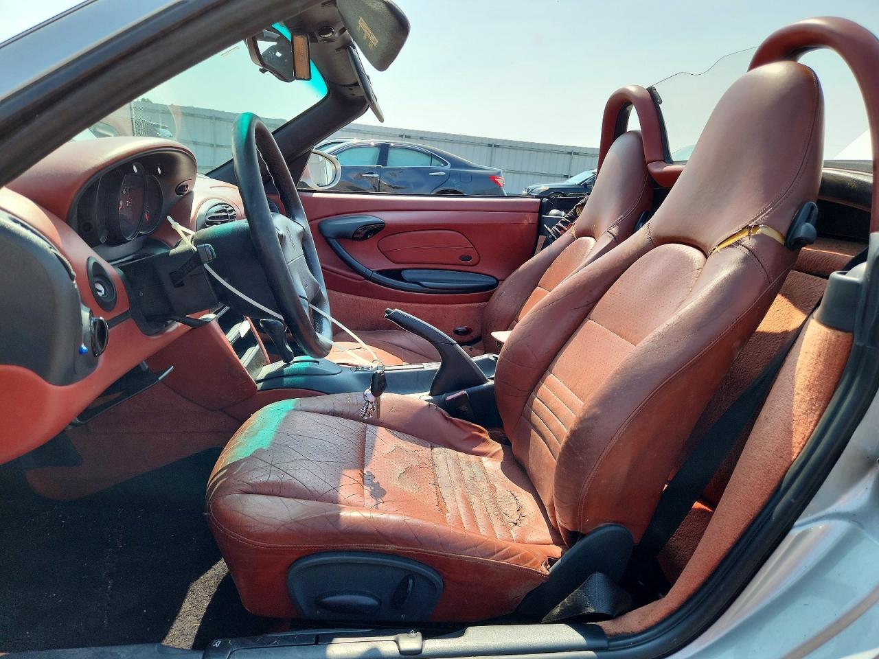 1998 Porsche Boxster Silver vin: WP0CA2981WU620212