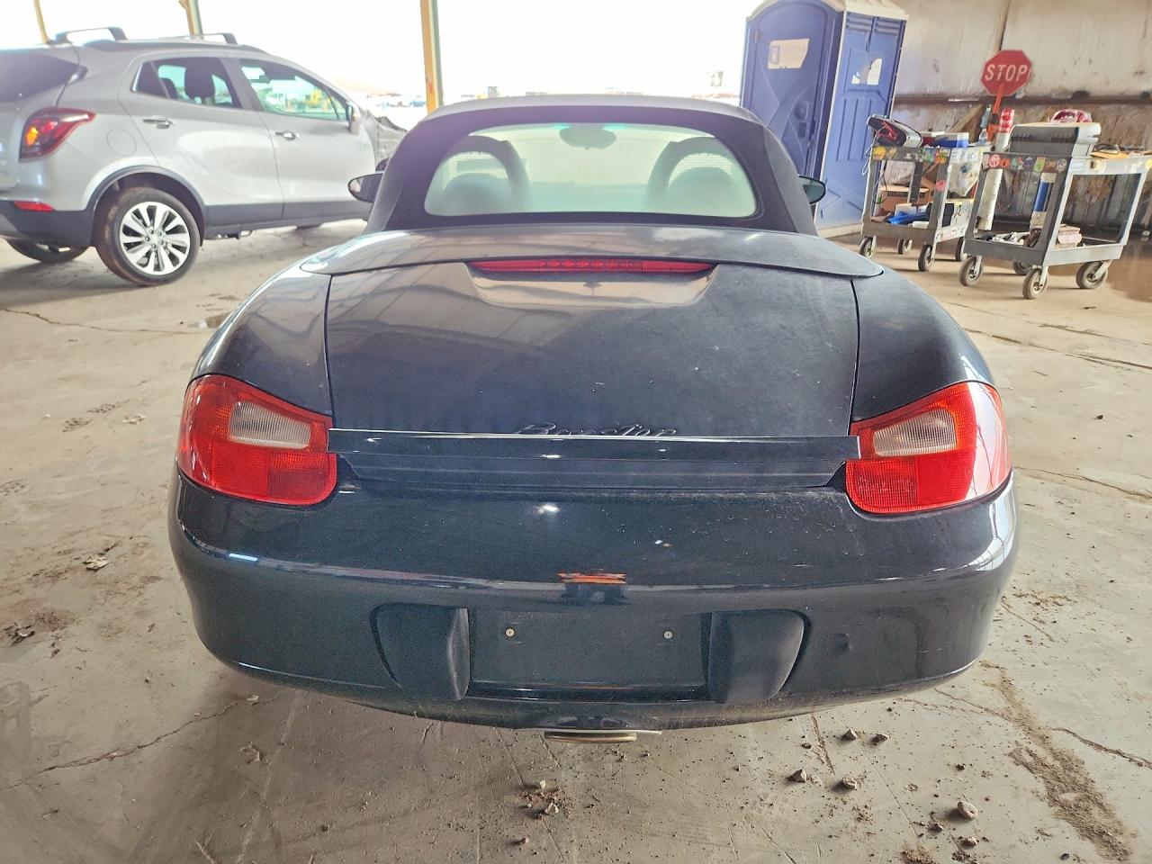 2002 Porsche Boxster Black vin: WP0CA29822U624277