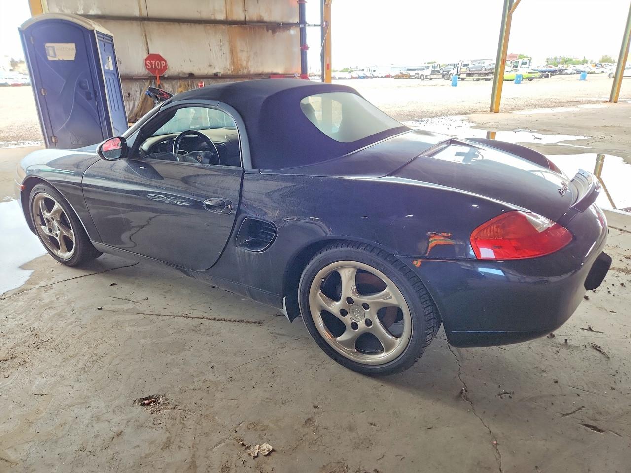 2002 Porsche Boxster Black vin: WP0CA29822U624277
