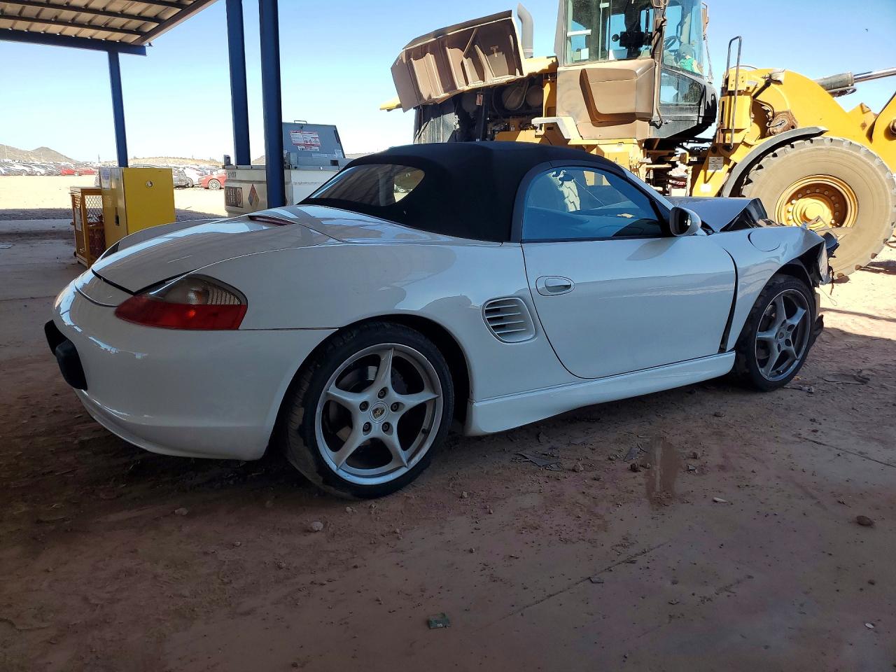 2003 Porsche Boxster White vin: WP0CA29823U622773