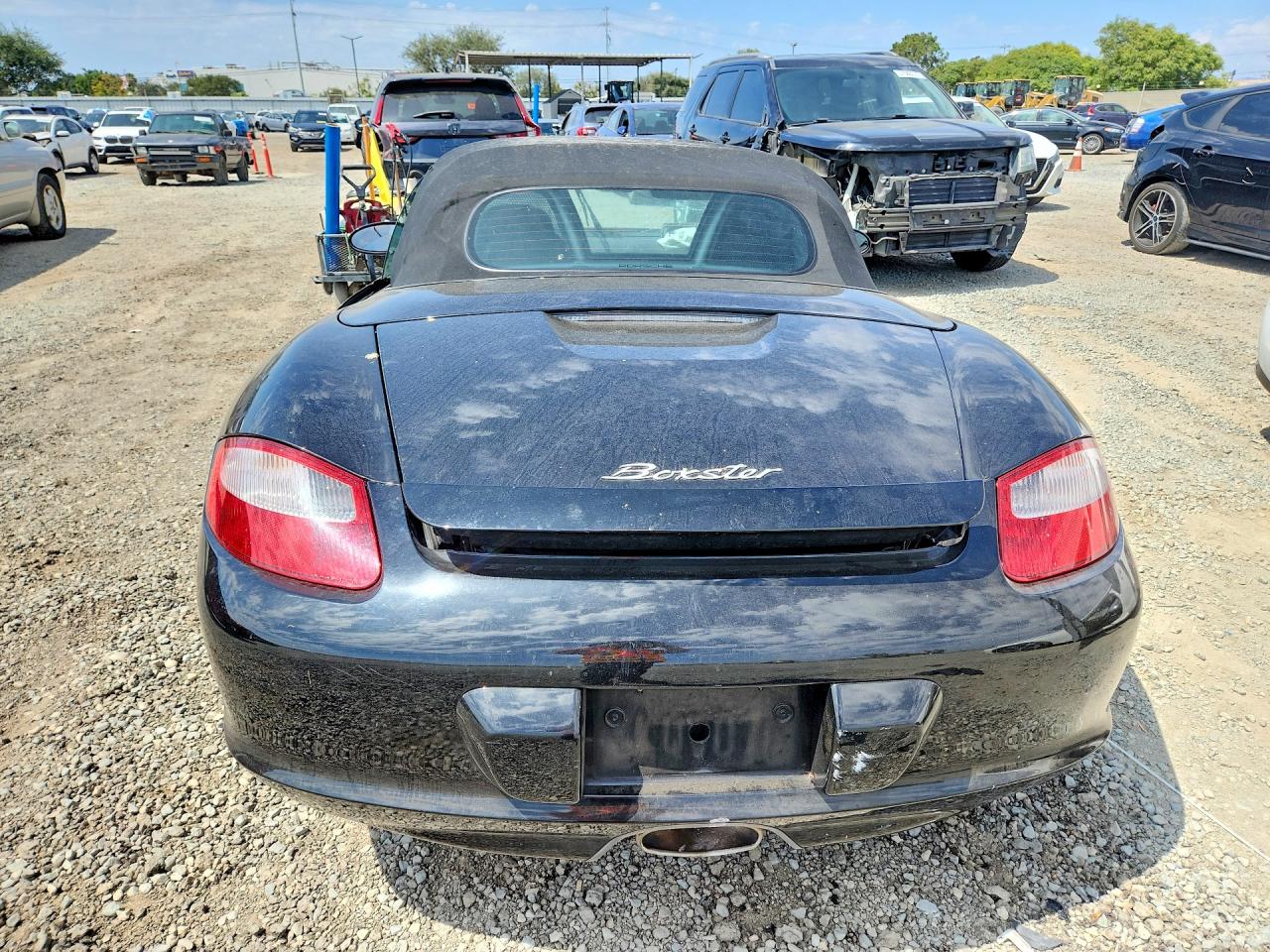 2005 Porsche Boxster Black vin: WP0CA29825S710575