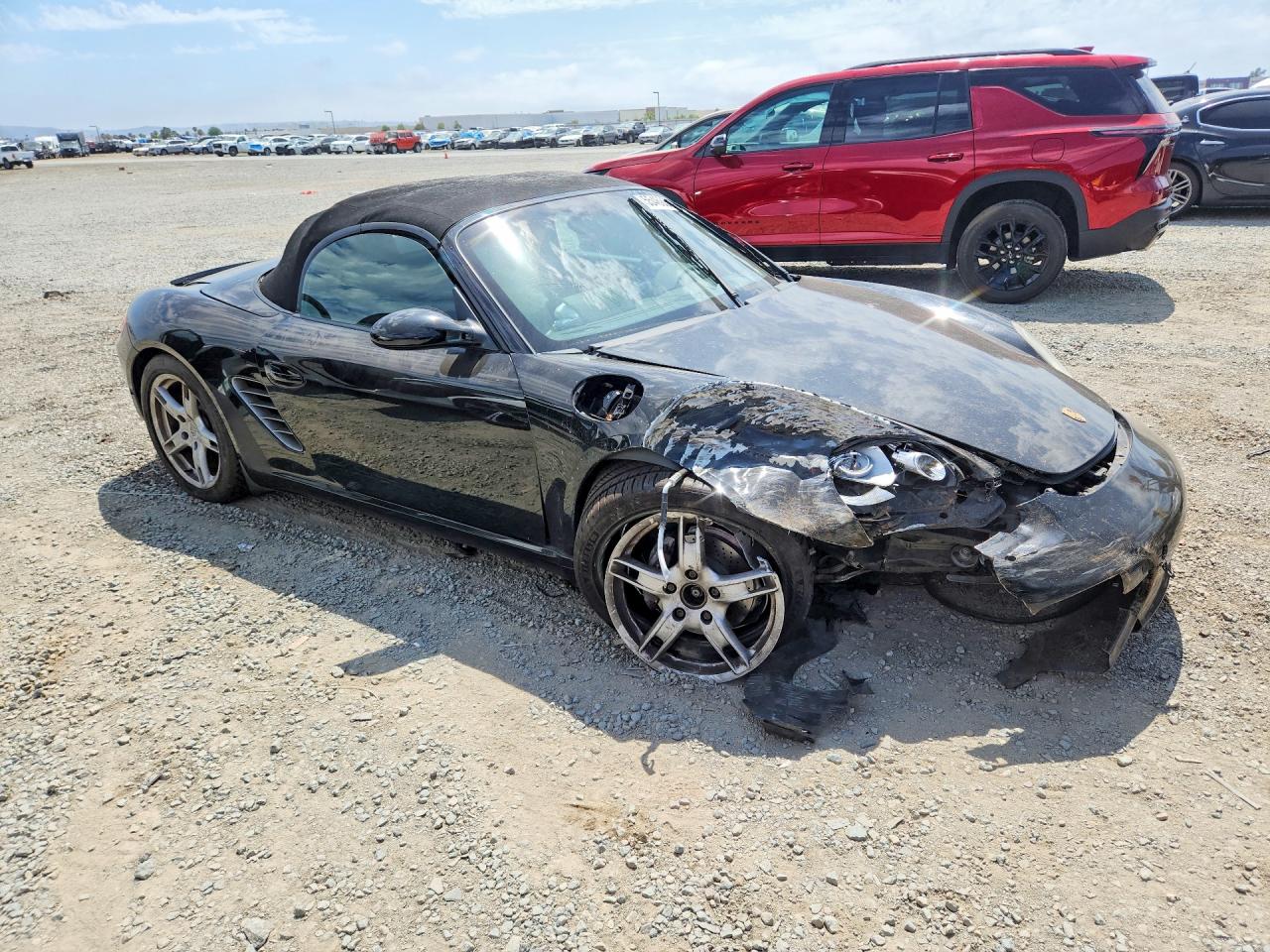 2005 Porsche Boxster Black vin: WP0CA29825S710575