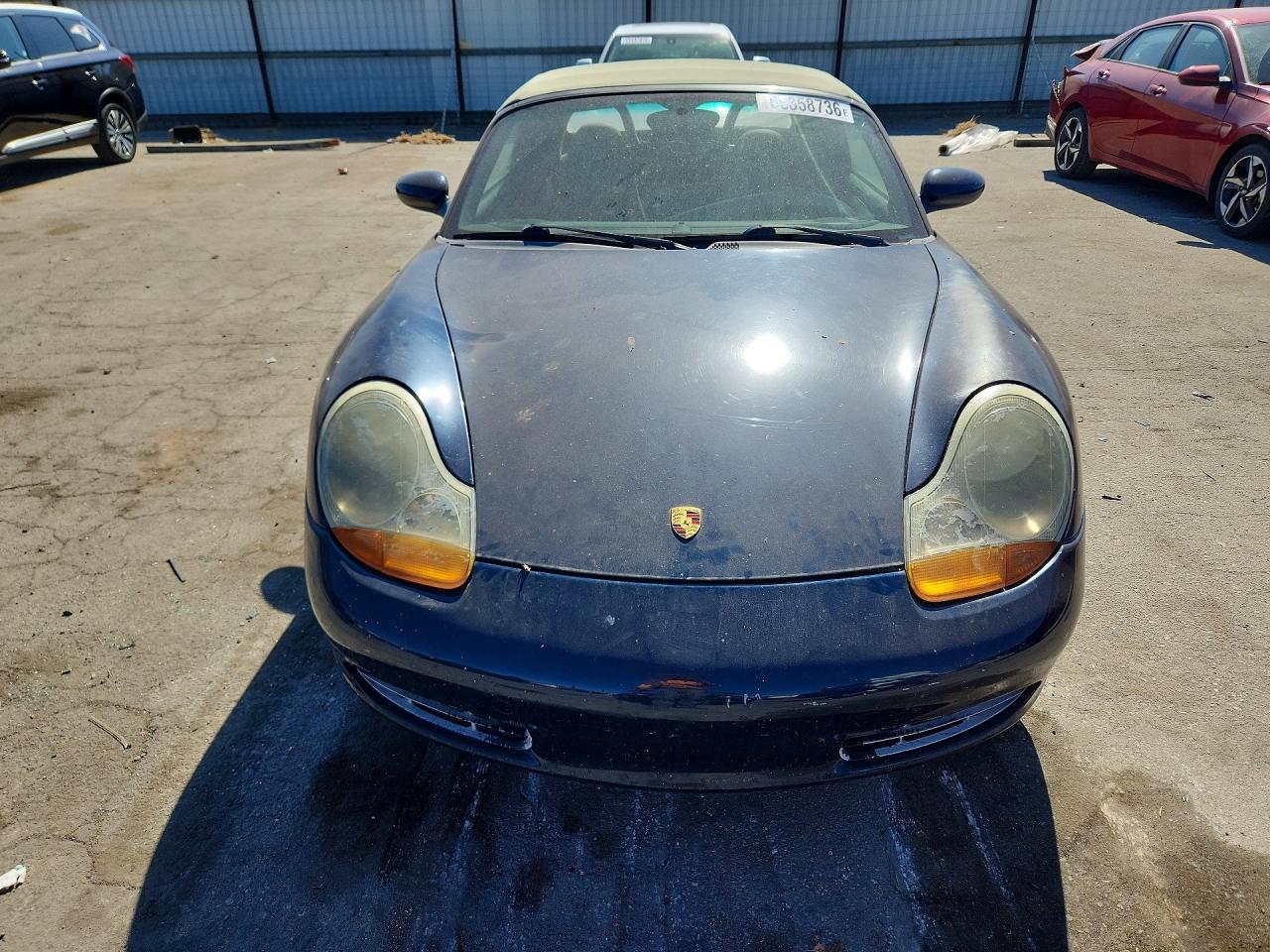 1998 Porsche Boxster Blue vin: WP0CA2982WS620909