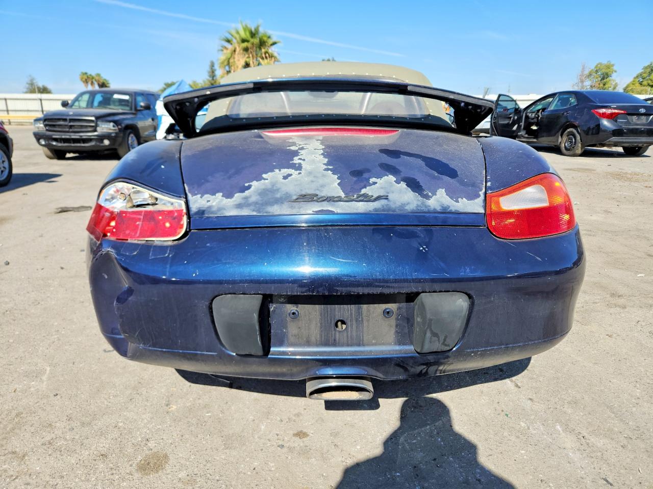 1998 Porsche Boxster Blue vin: WP0CA2982WS620909