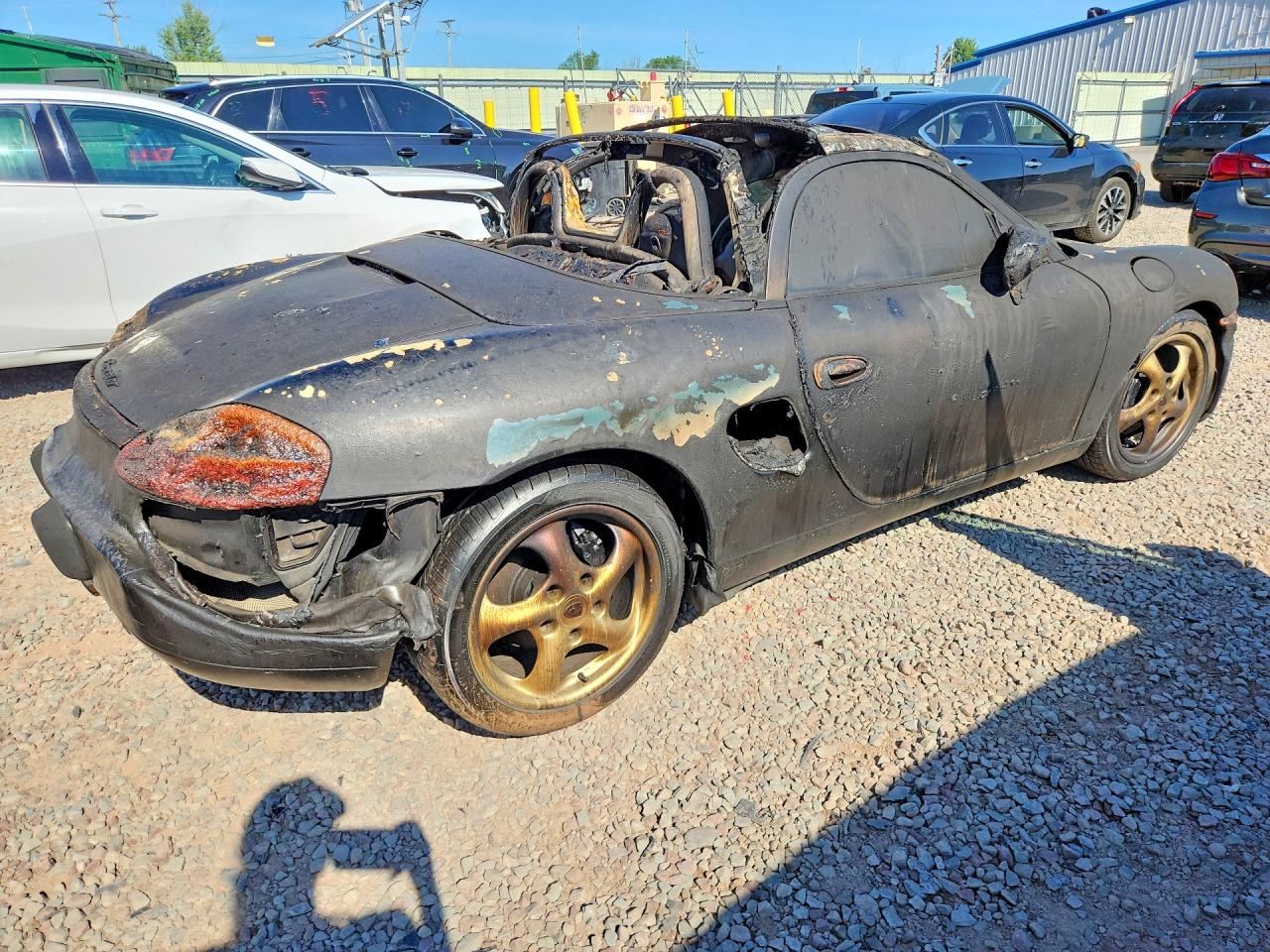 1998 Porsche Boxster Burn vin: WP0CA2982WU621286