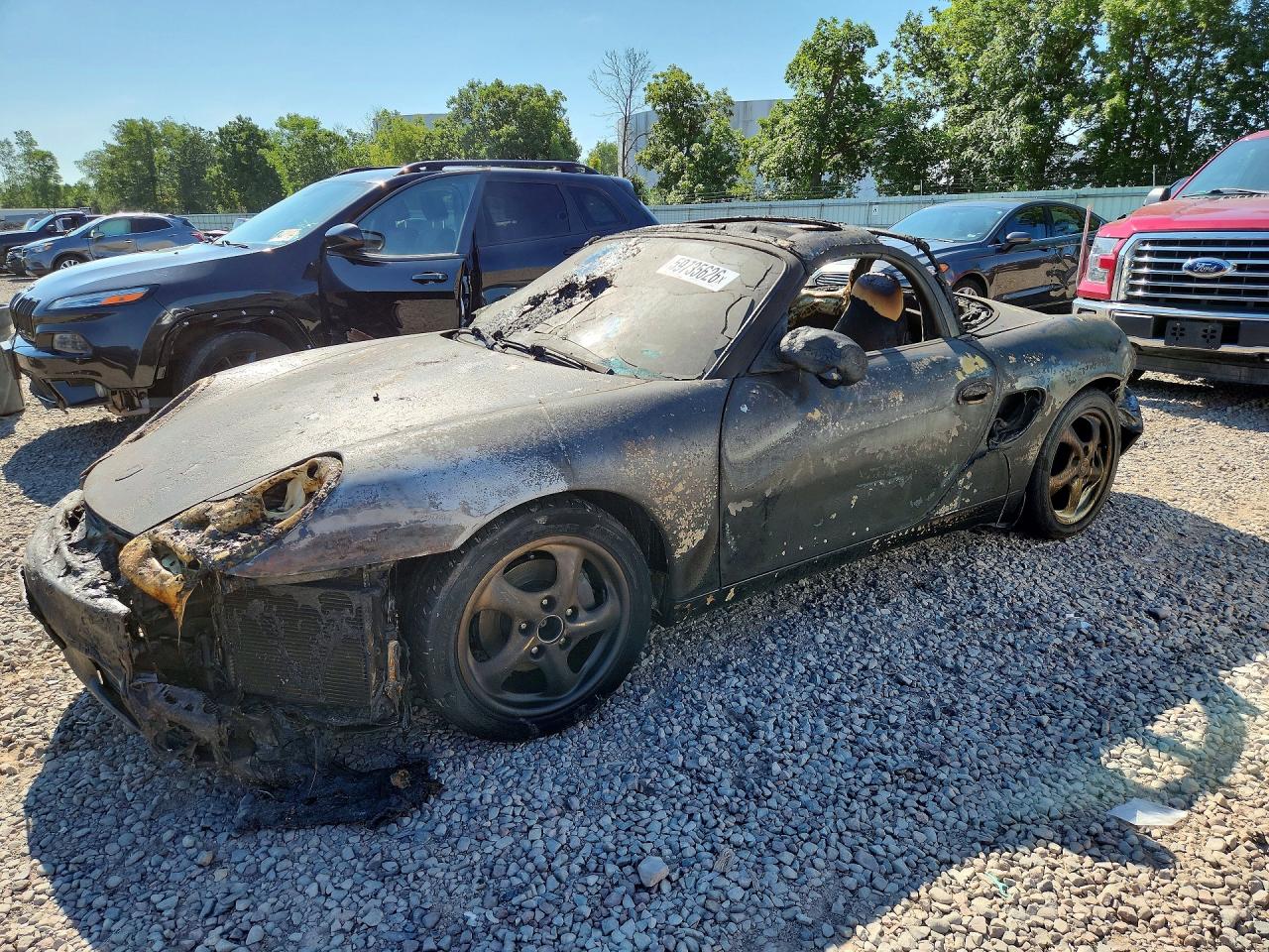 1998 Porsche Boxster Пожар vin: WP0CA2982WU621286