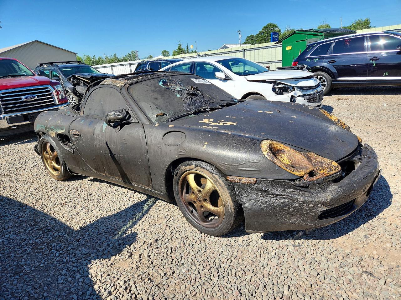 1998 Porsche Boxster Burn vin: WP0CA2982WU621286
