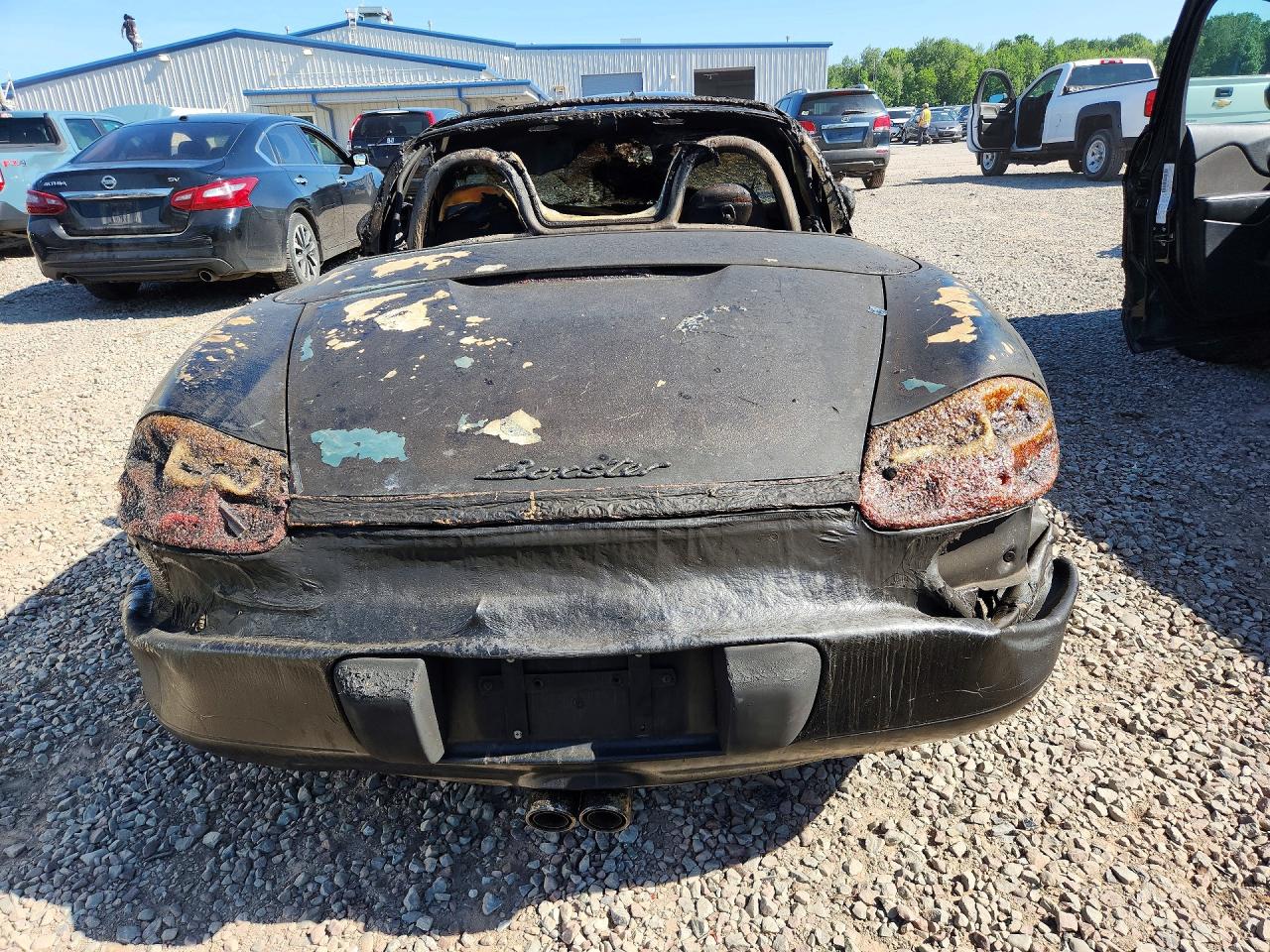 1998 Porsche Boxster Burn vin: WP0CA2982WU621286