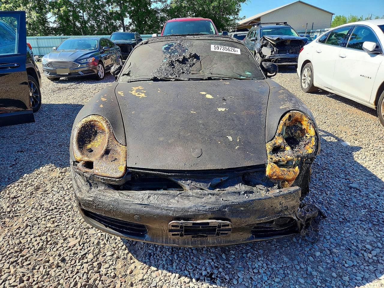 1998 Porsche Boxster Burn vin: WP0CA2982WU621286