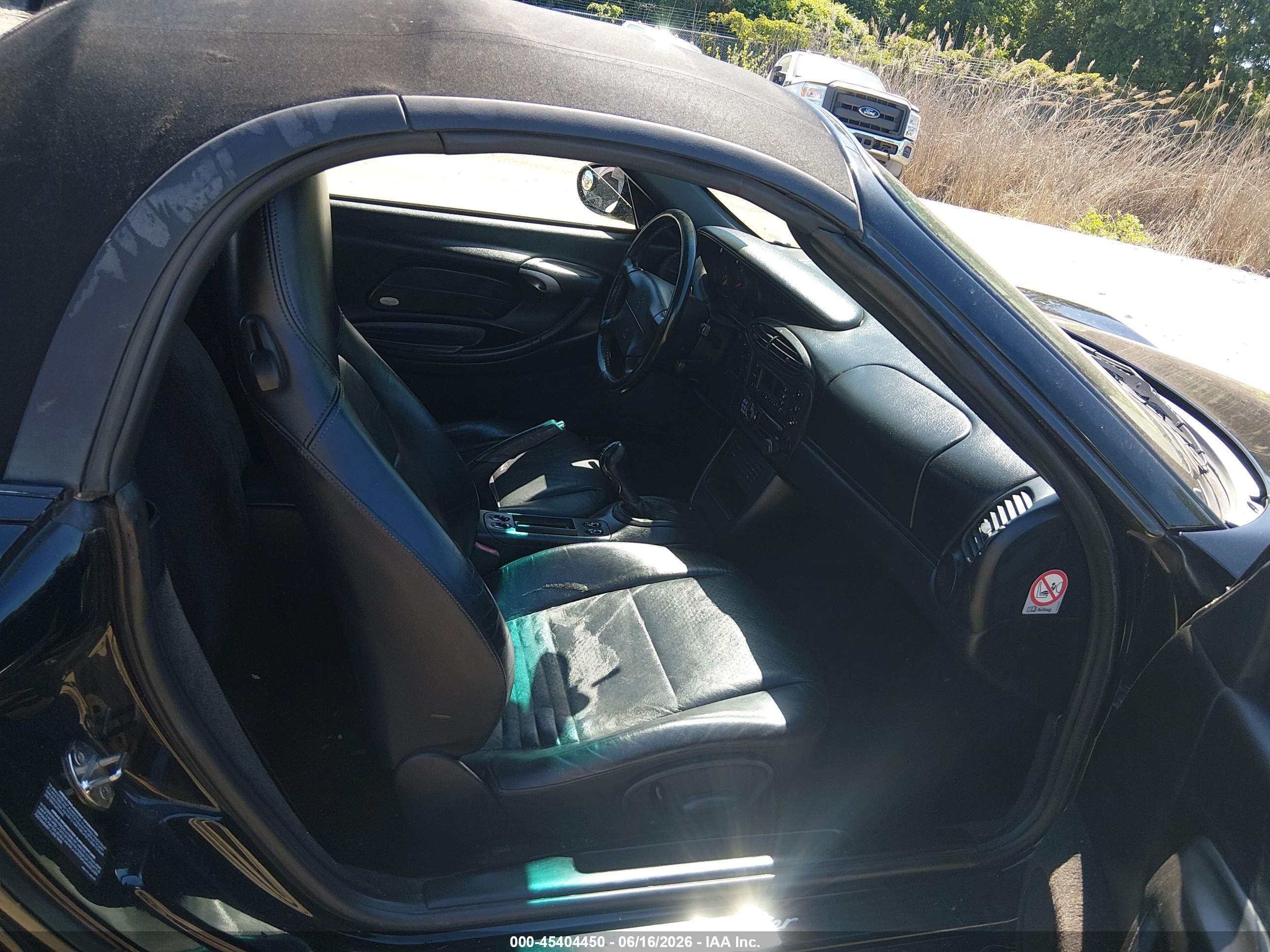 2000 Porsche Boxster   Черный vin: WP0CA2982YU628290