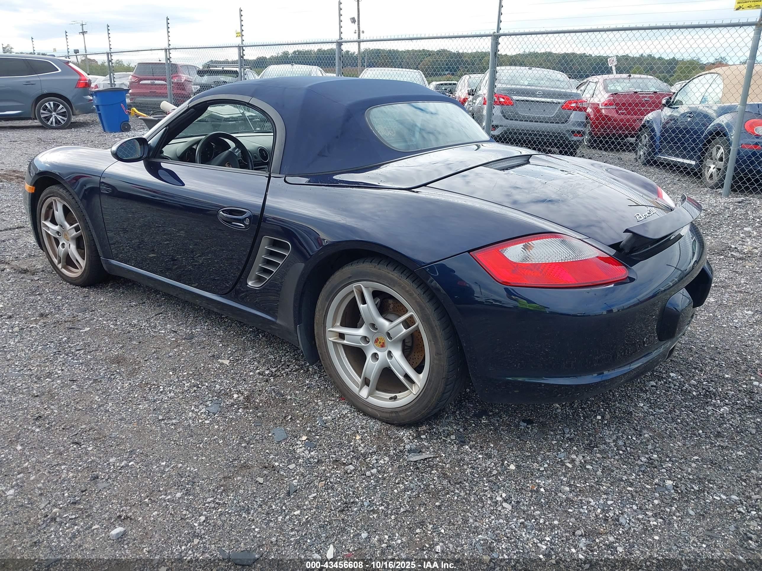 2005 Porsche Boxster   Dark Blue vin: WP0CA29835S710813