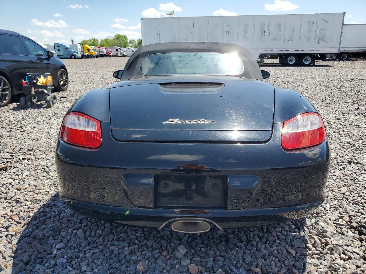 2005 Porsche Boxster Black vin: WP0CA29835U711352