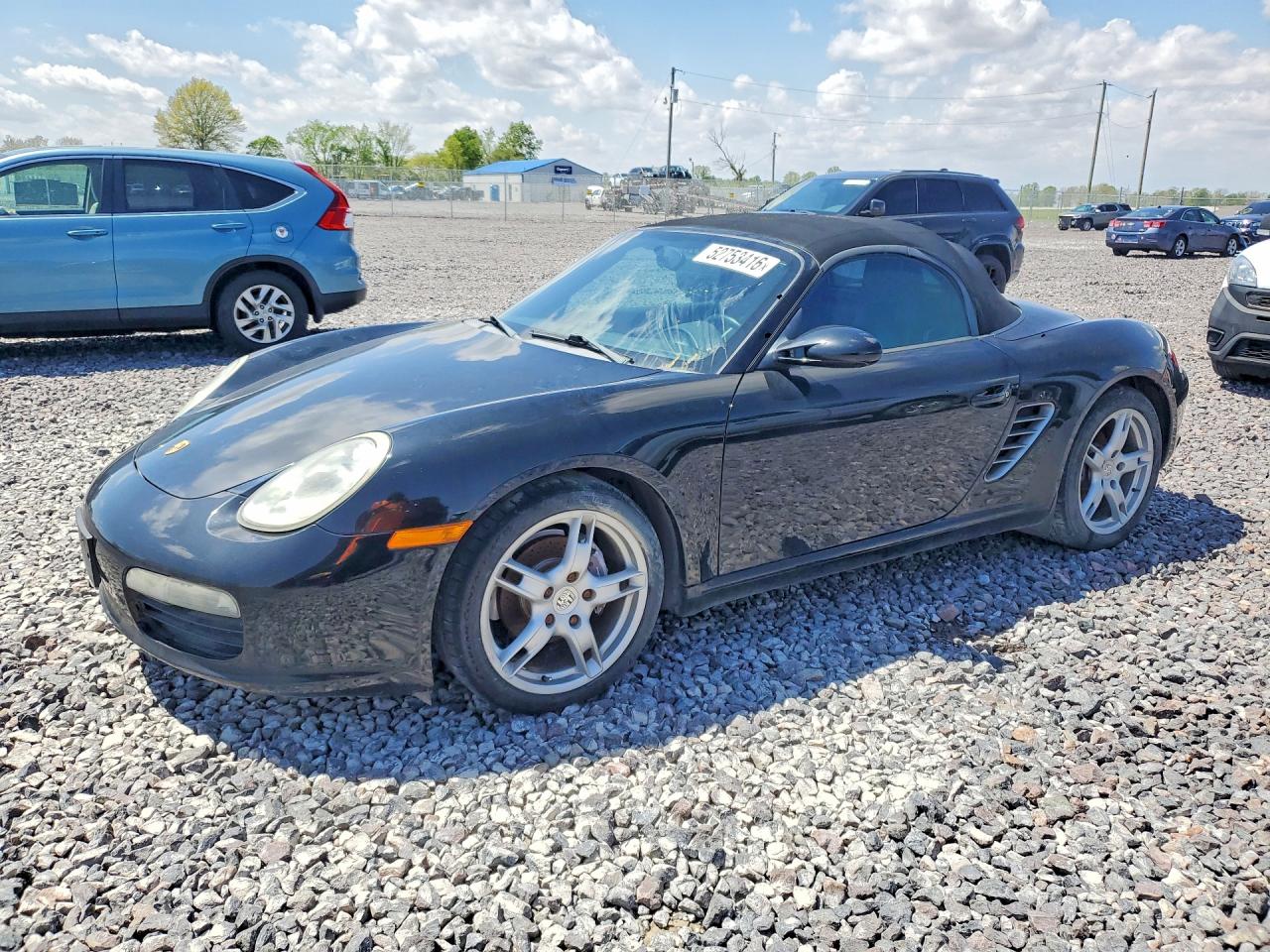 2005 Porsche Boxster Black vin: WP0CA29835U711352
