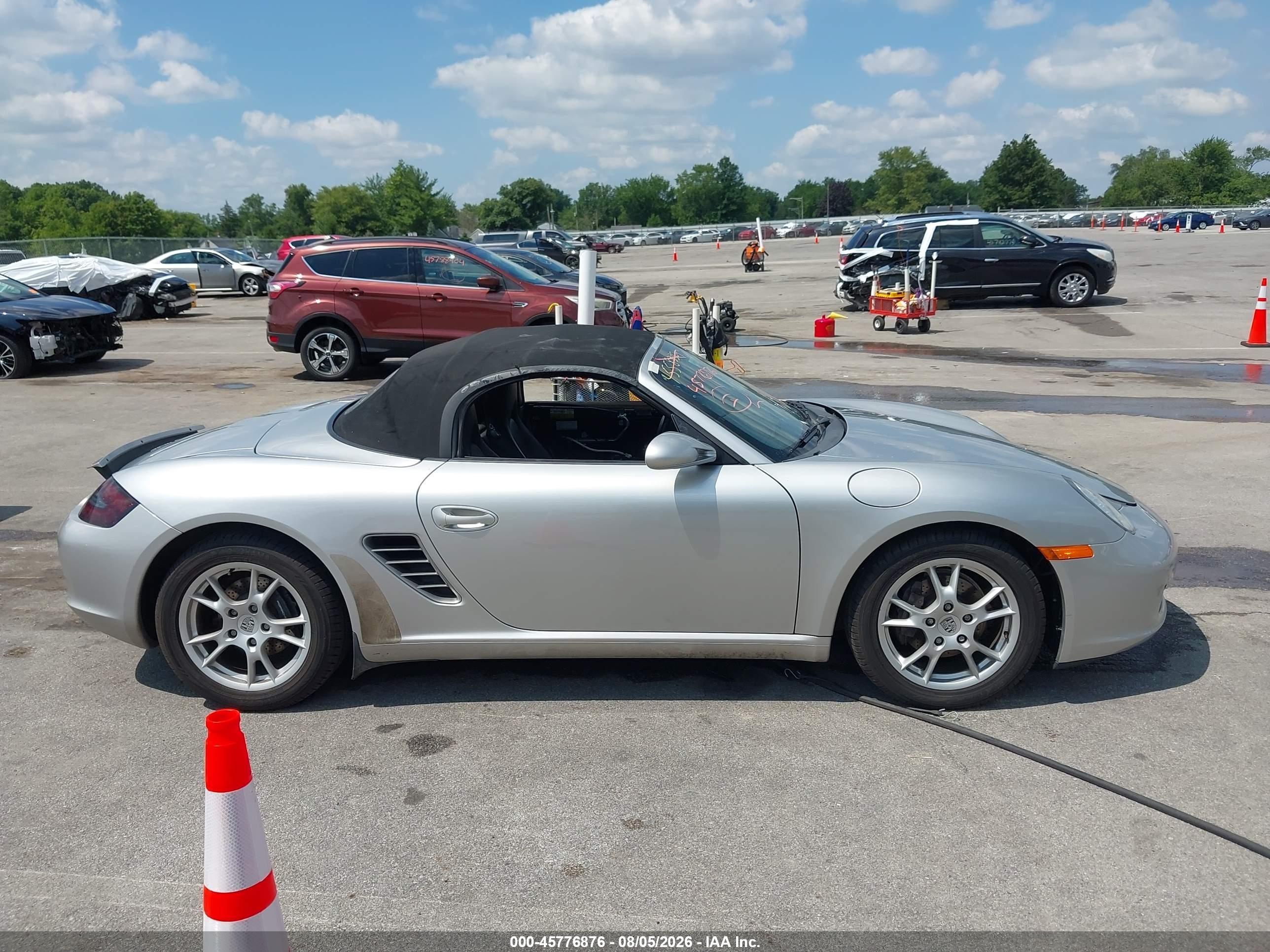 2006 Porsche Boxster Серебряный vin: WP0CA29836U711658