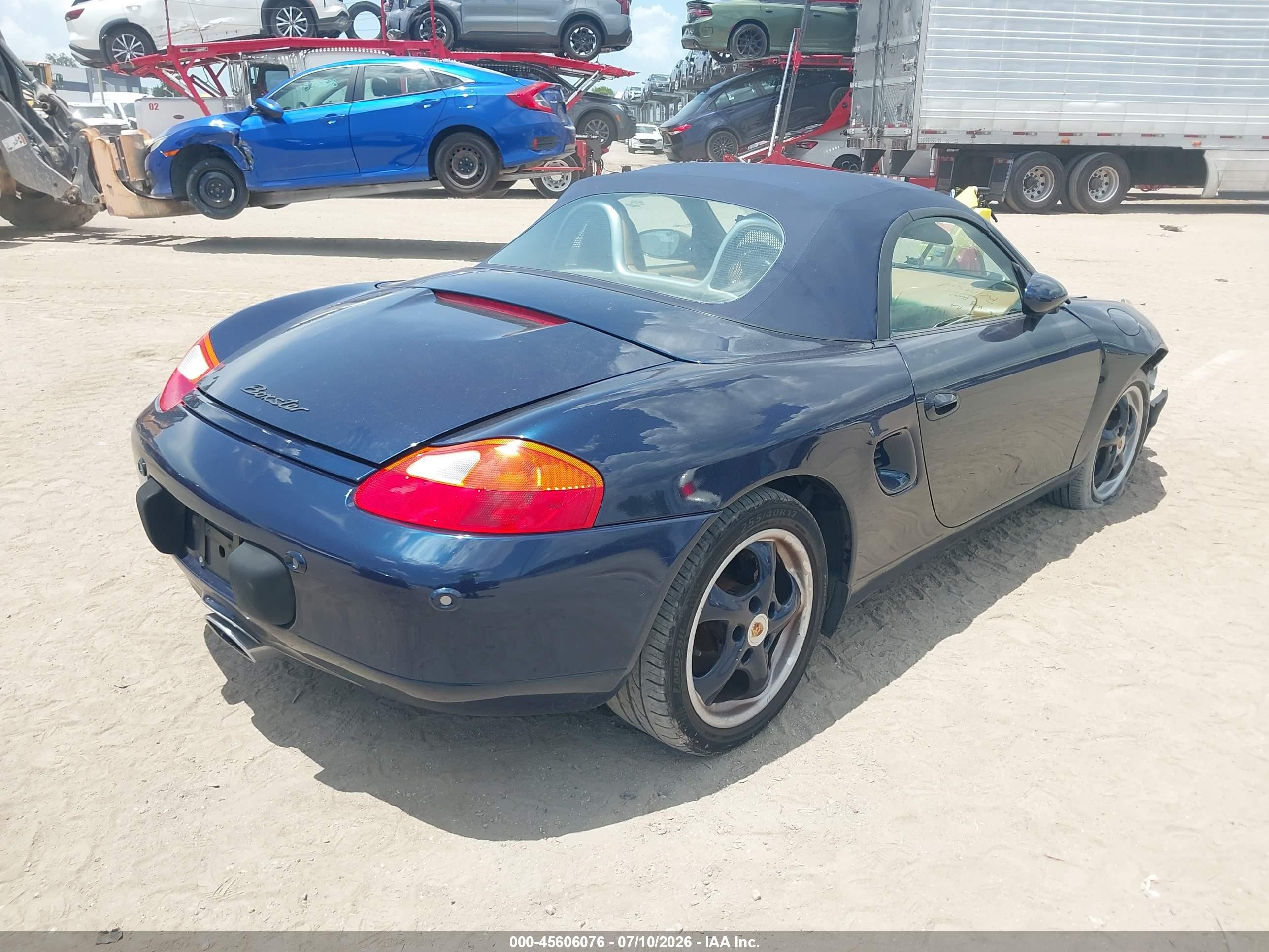 1999 Porsche Boxster   Blue vin: WP0CA2983XU623873