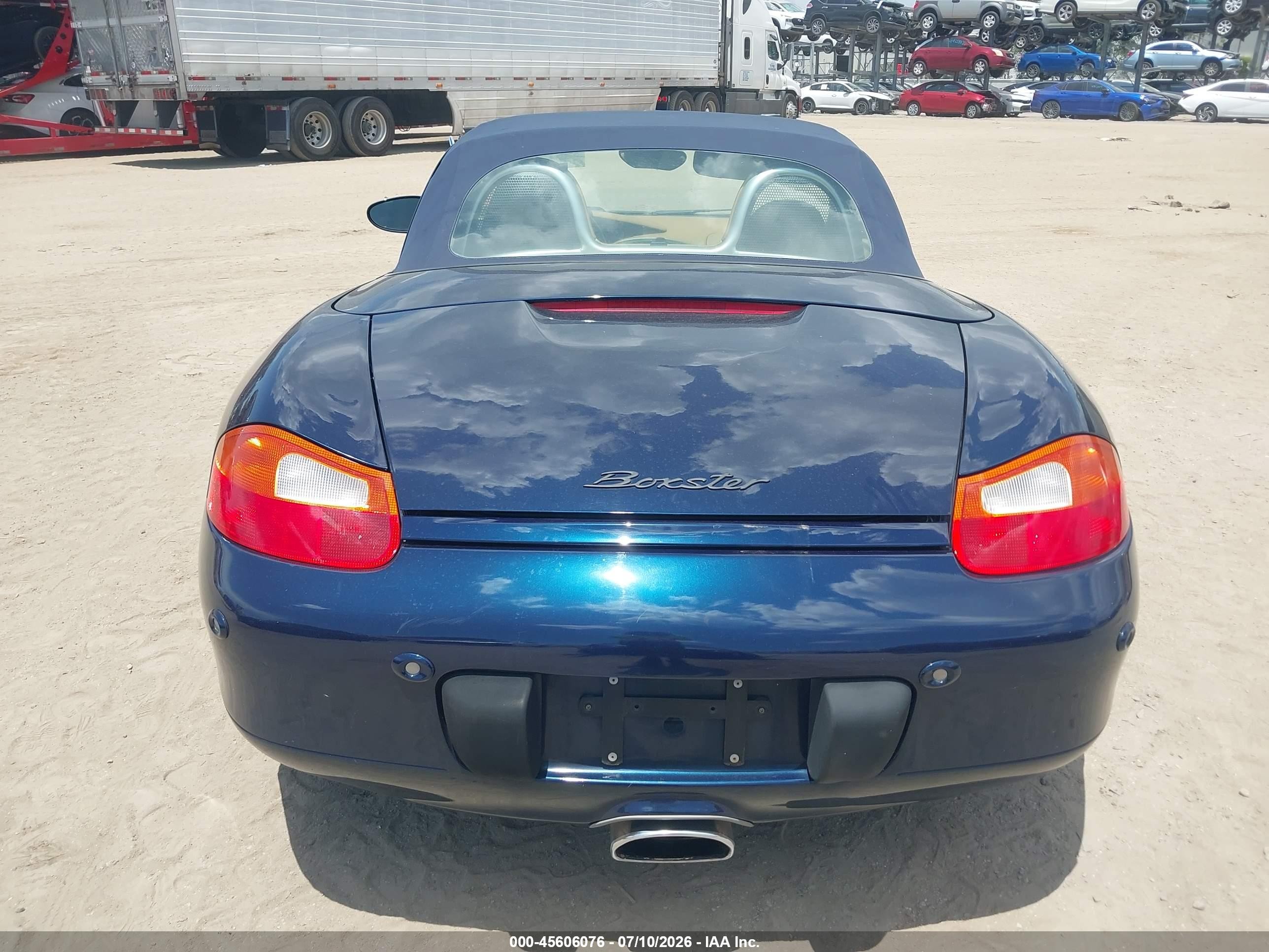 1999 Porsche Boxster   Blue vin: WP0CA2983XU623873