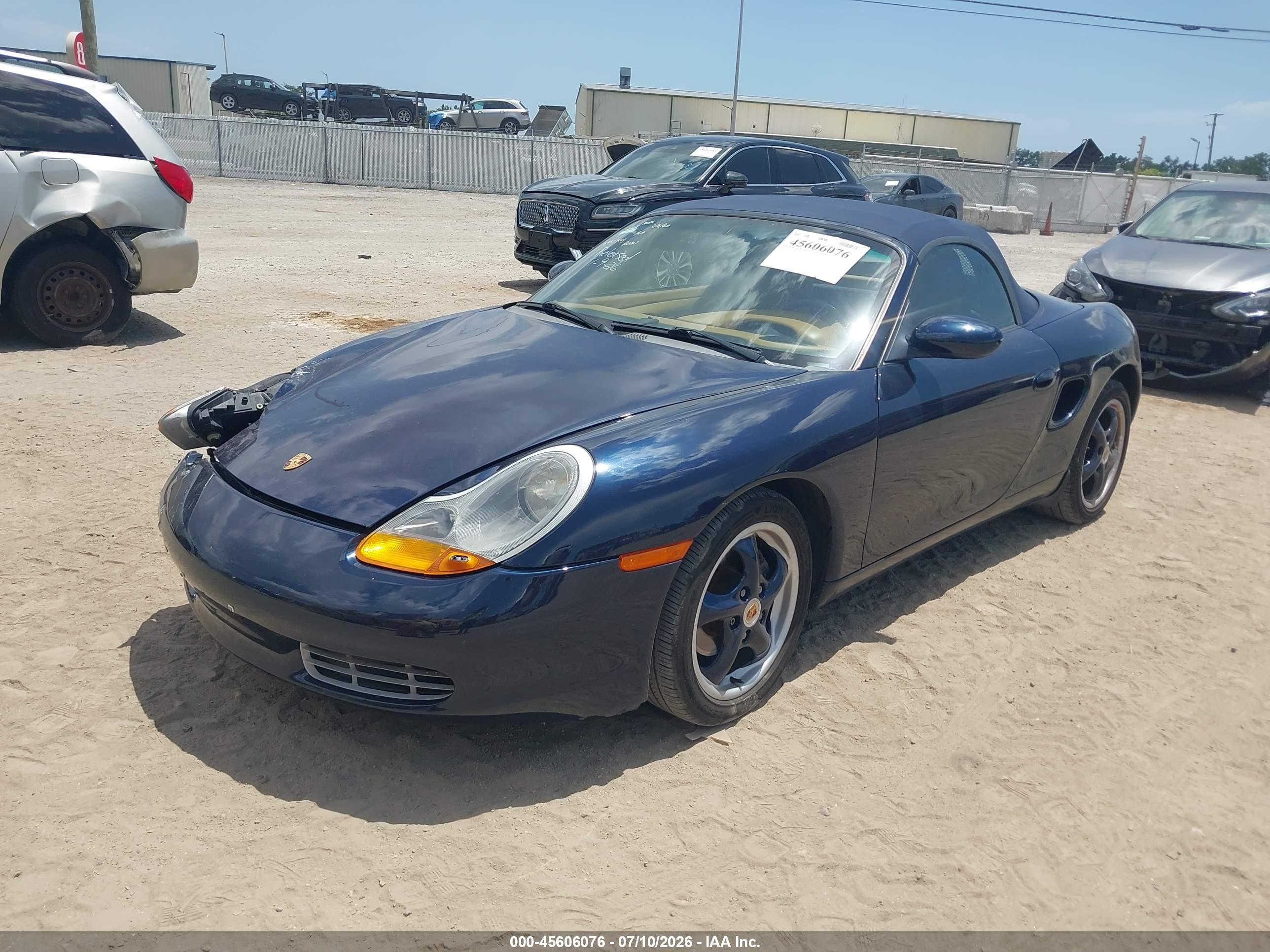 1999 Porsche Boxster   Blue vin: WP0CA2983XU623873