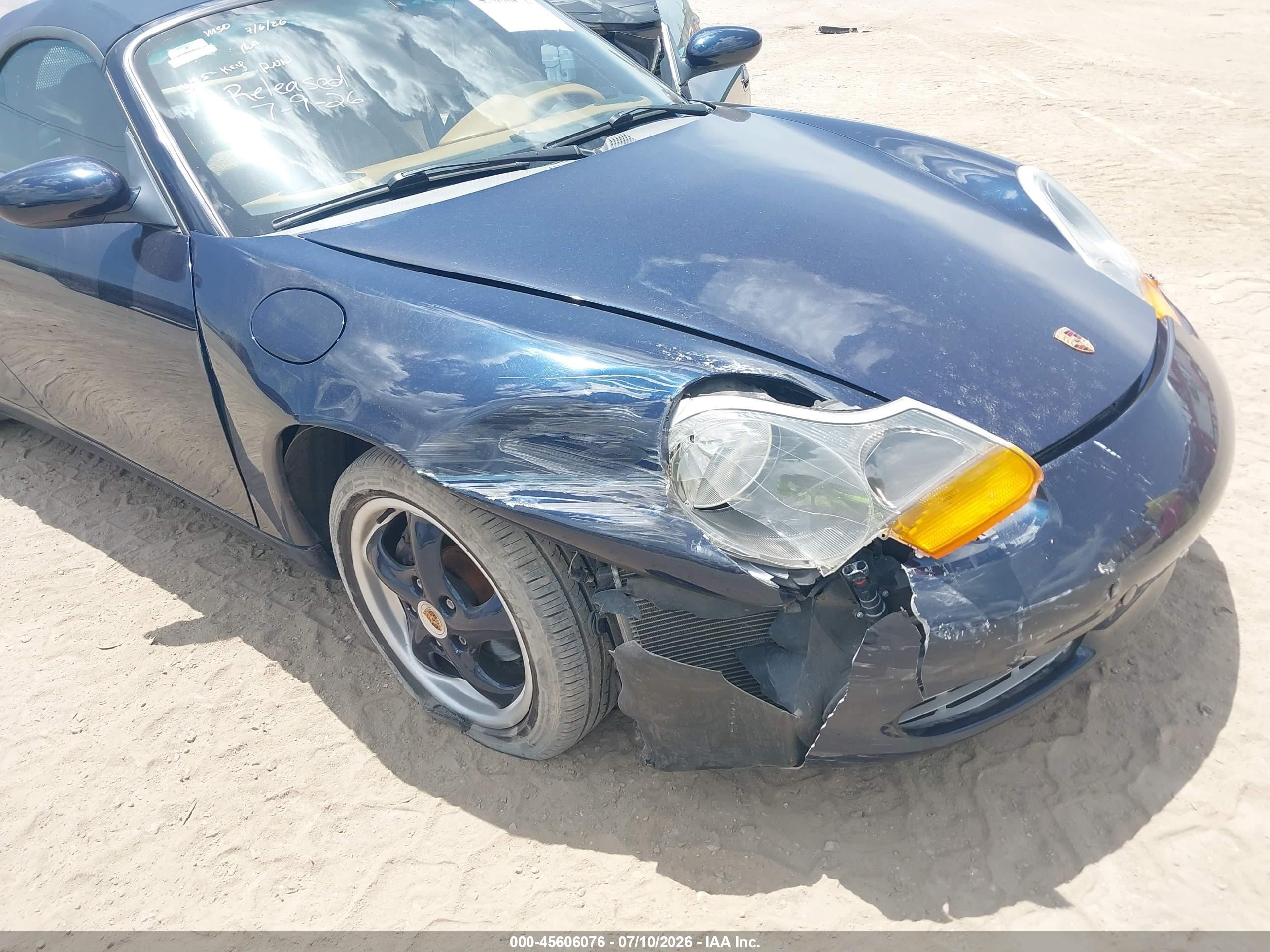 1999 Porsche Boxster   Blue vin: WP0CA2983XU623873