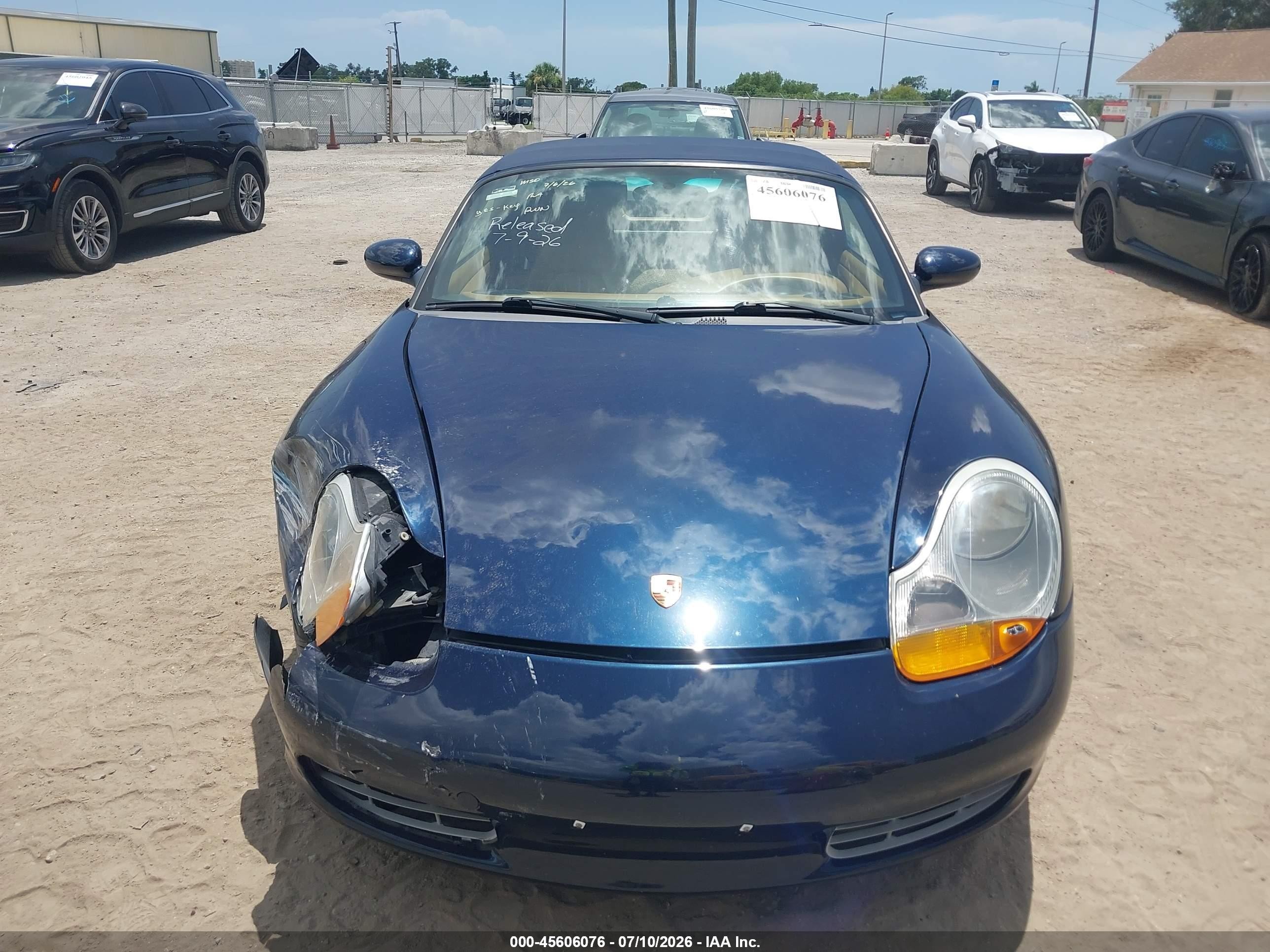 1999 Porsche Boxster   Blue vin: WP0CA2983XU623873
