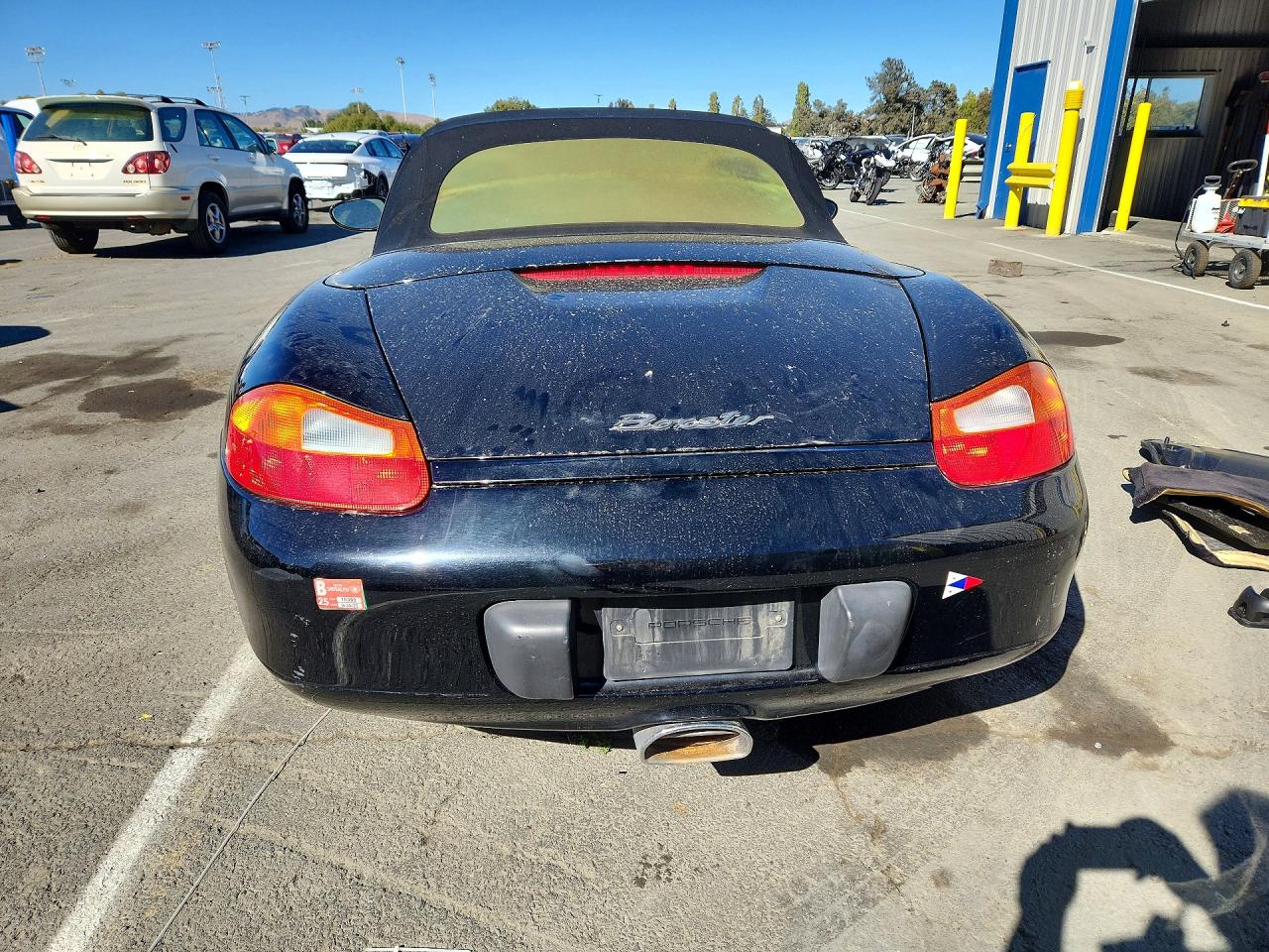 2000 Porsche Boxster Black vin: WP0CA2983YU622031