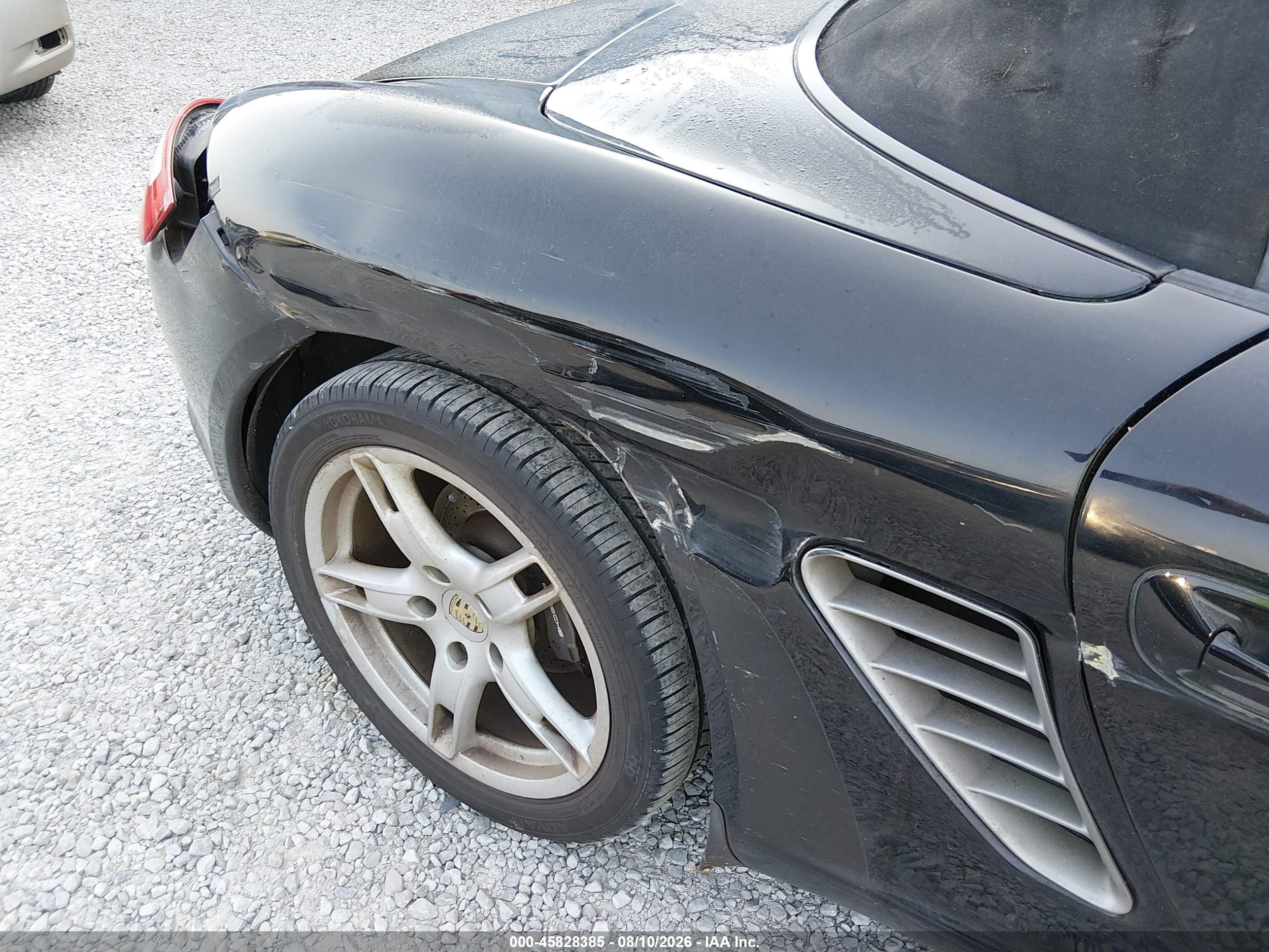 2005 Porsche Boxster   Black vin: WP0CA29845U711862