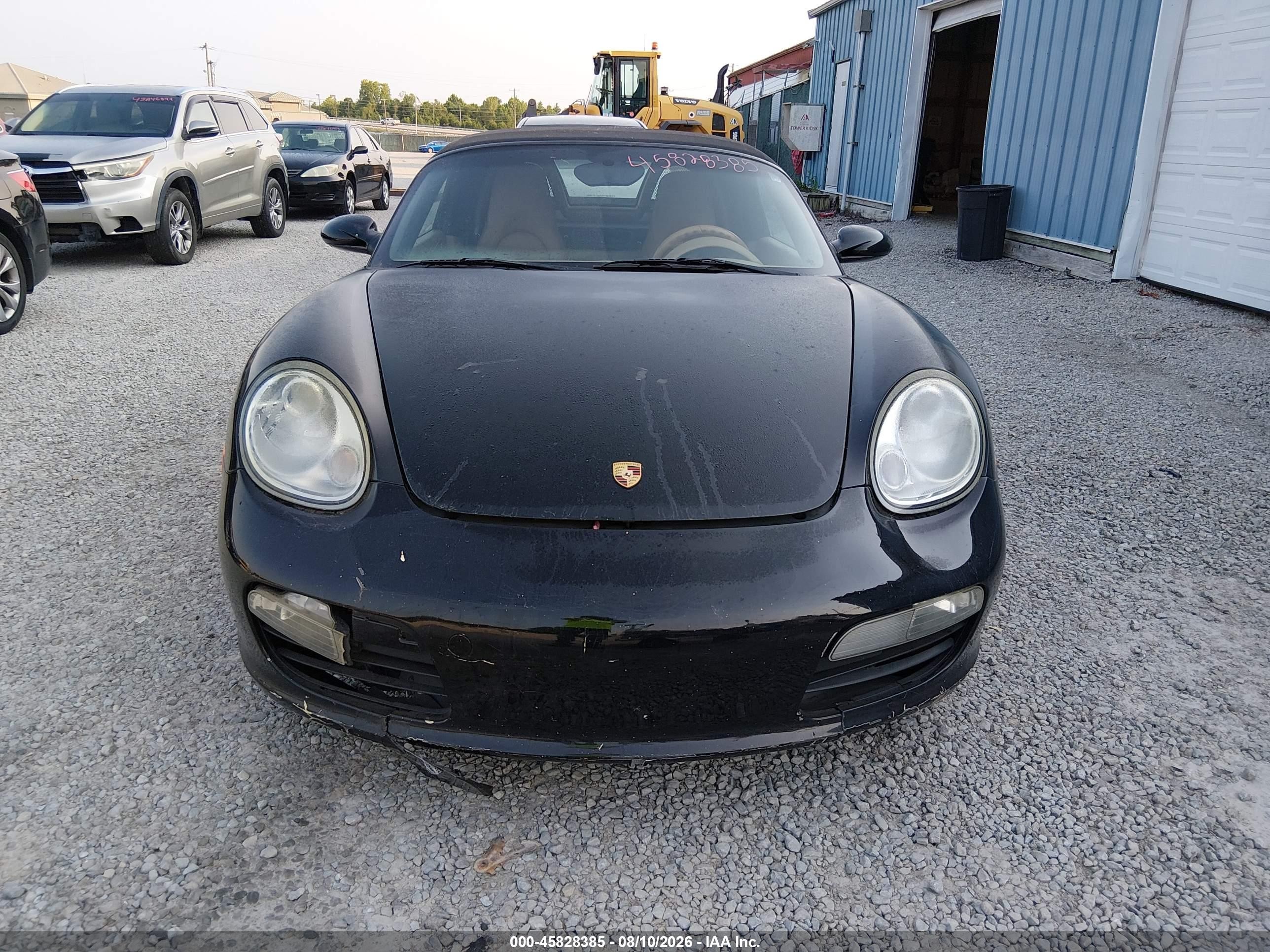 2005 Porsche Boxster   Black vin: WP0CA29845U711862