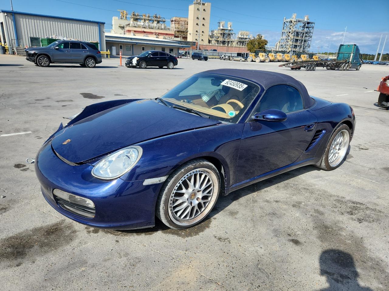 2006 Porsche Boxster Синий vin: WP0CA29846U711717