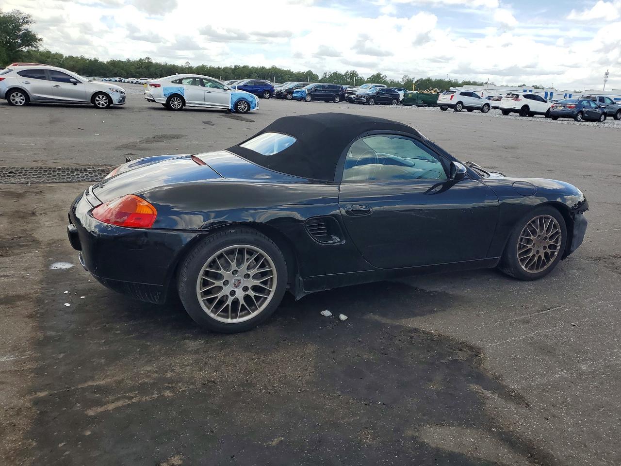 1998 Porsche Boxster Black vin: WP0CA2984WS621351