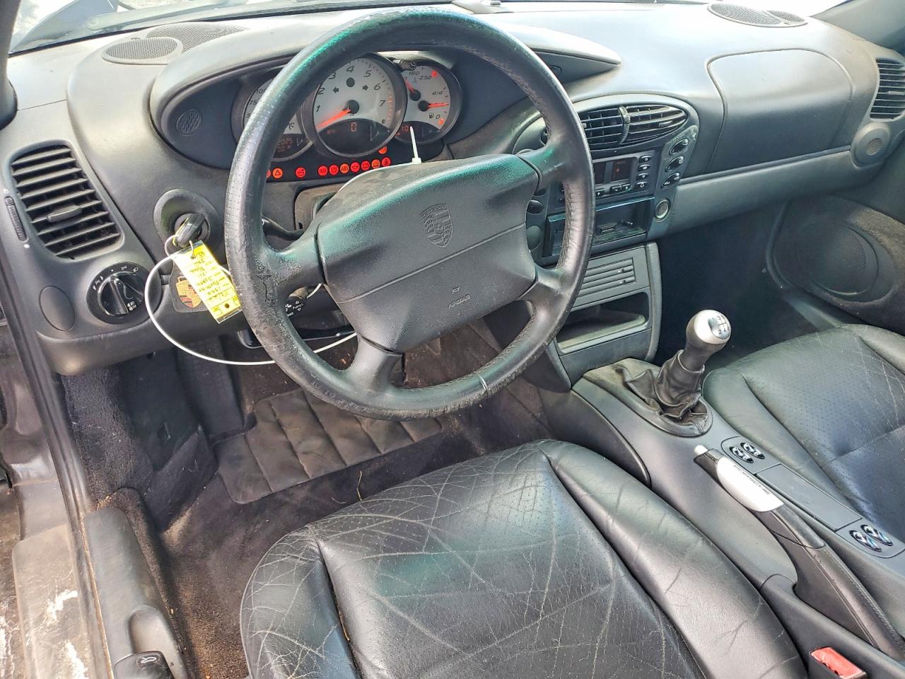 1998 Porsche Boxster Black vin: WP0CA2984WS621351