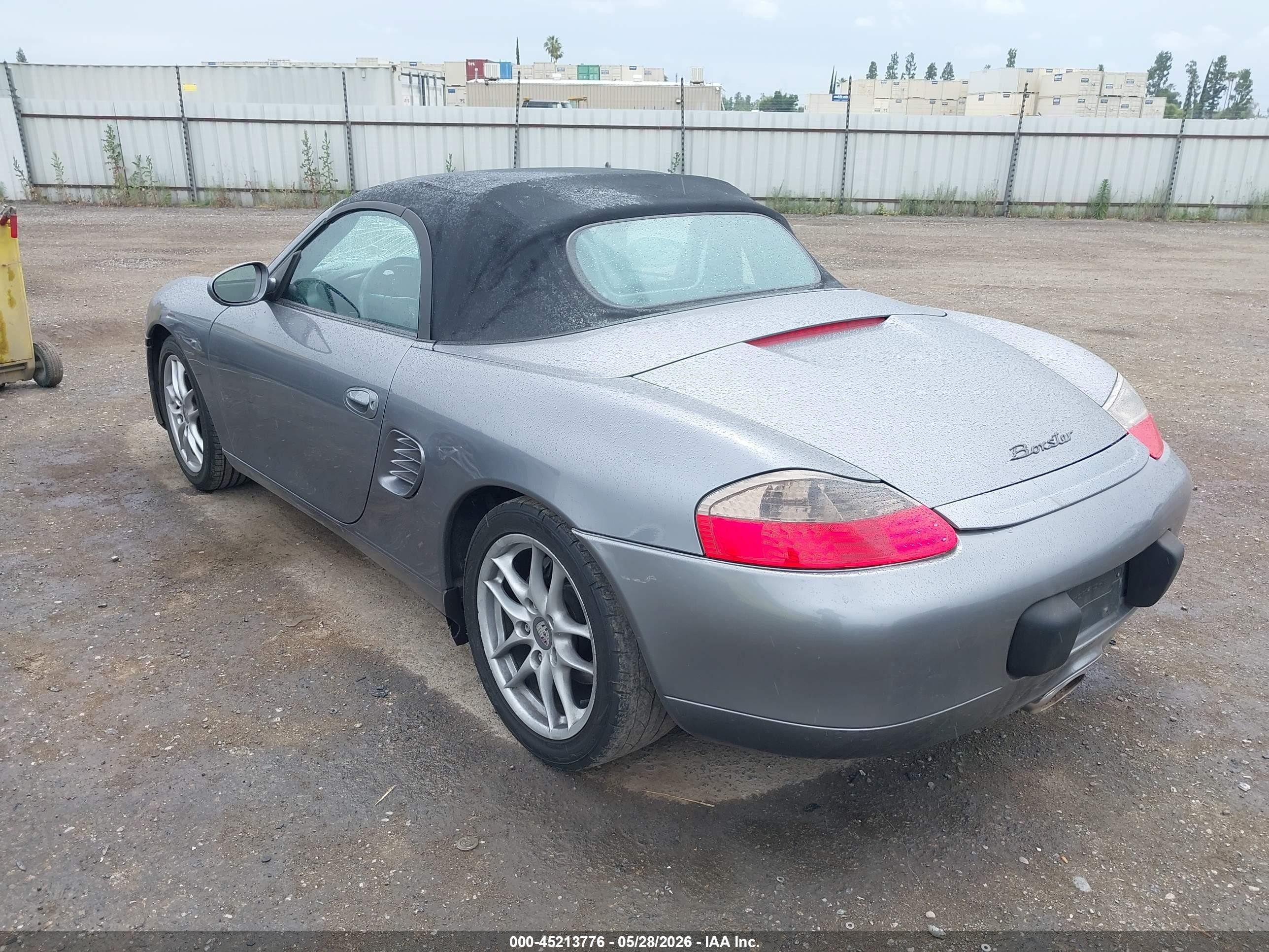 2003 Porsche Boxster   Gray vin: WP0CA29853U622170