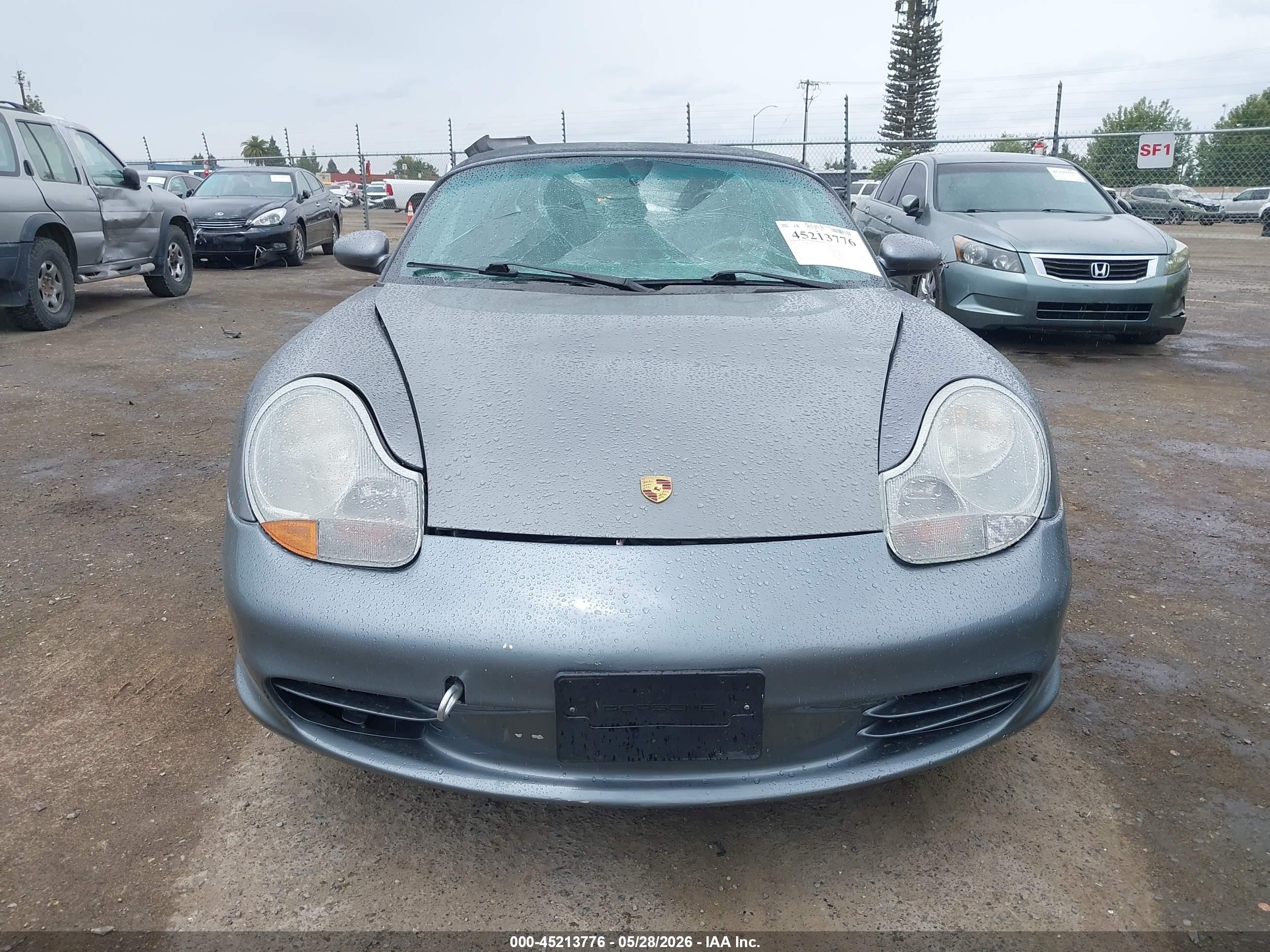 2003 Porsche Boxster   Gray vin: WP0CA29853U622170