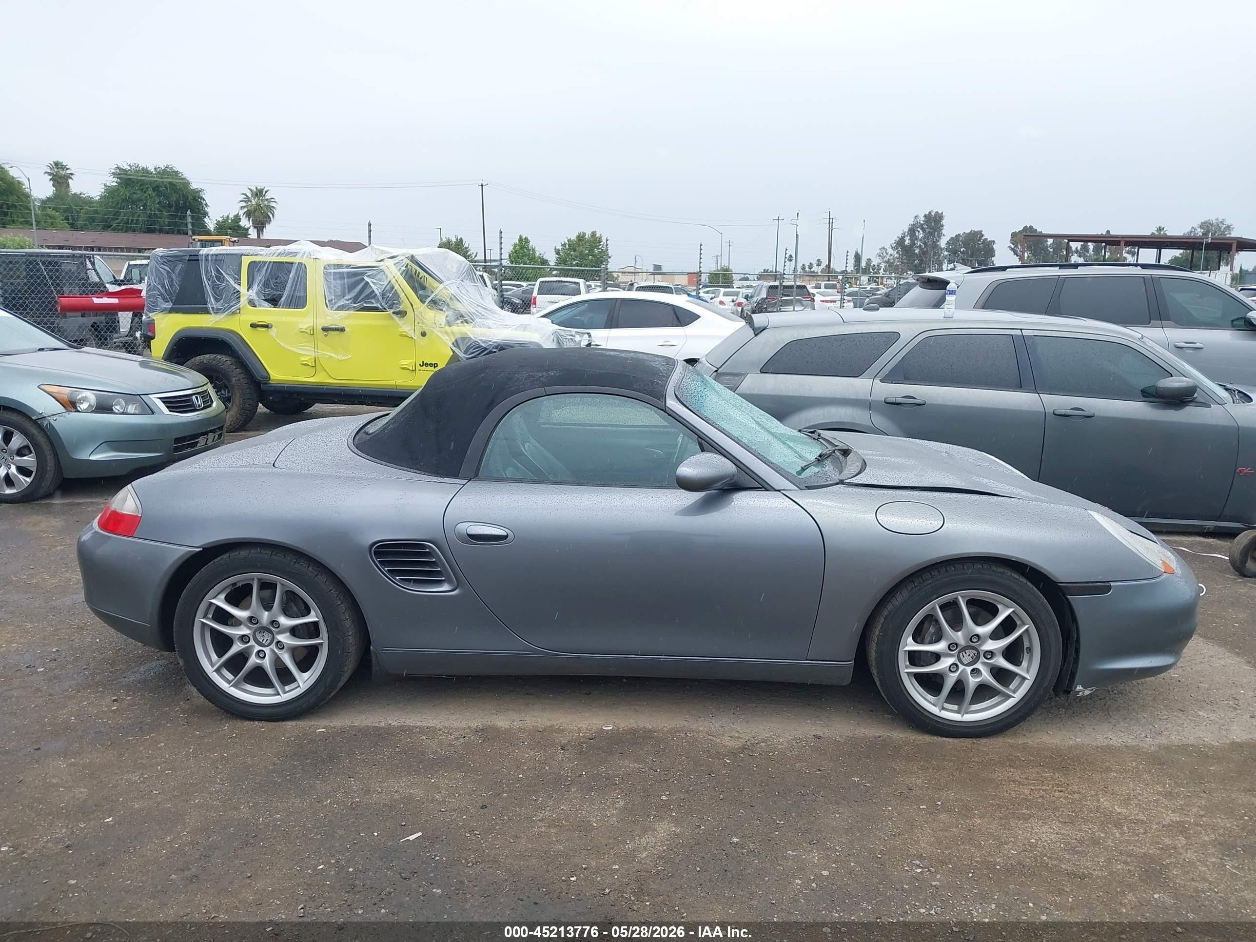 2003 Porsche Boxster   Gray vin: WP0CA29853U622170