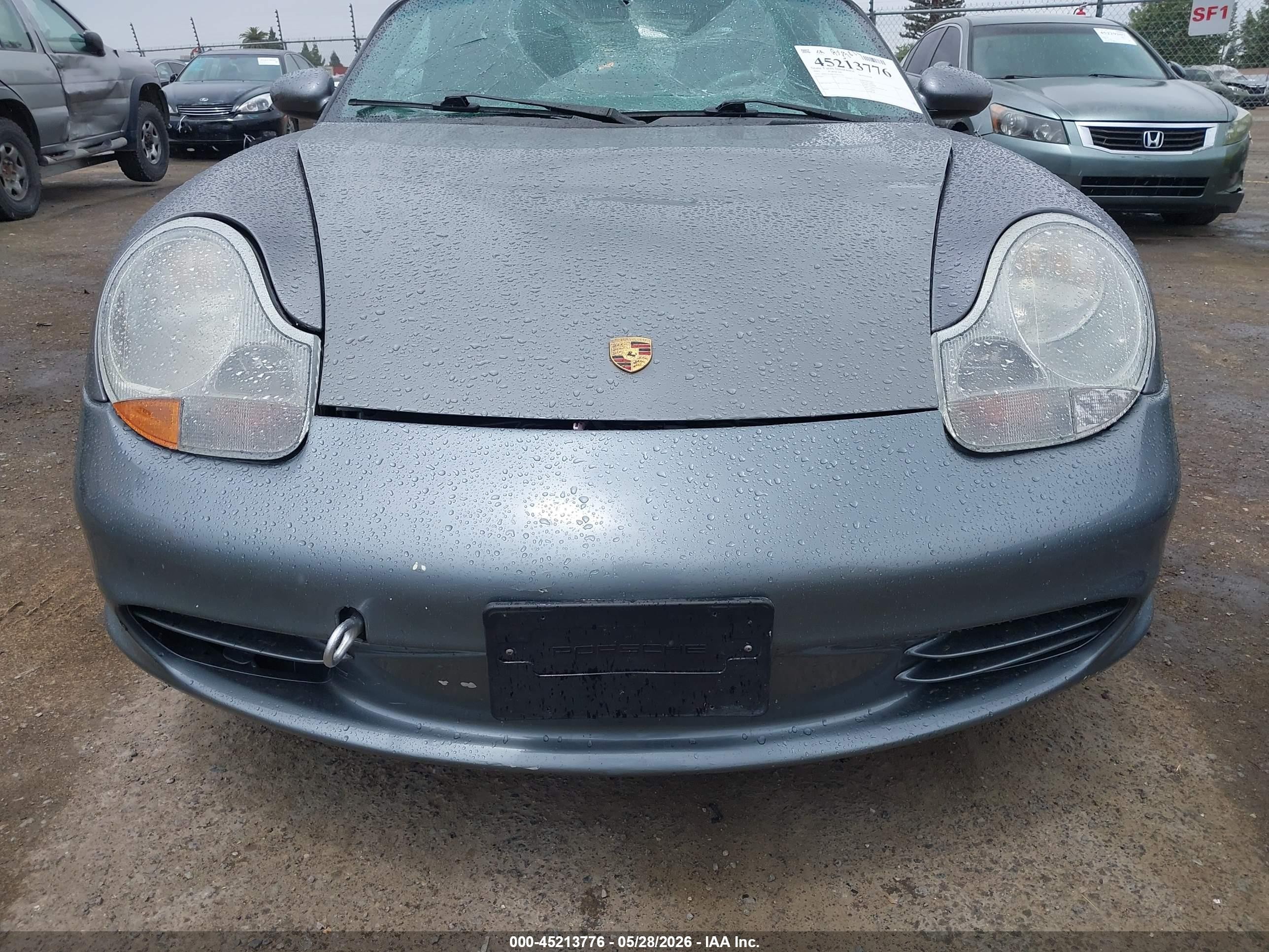 2003 Porsche Boxster   Gray vin: WP0CA29853U622170