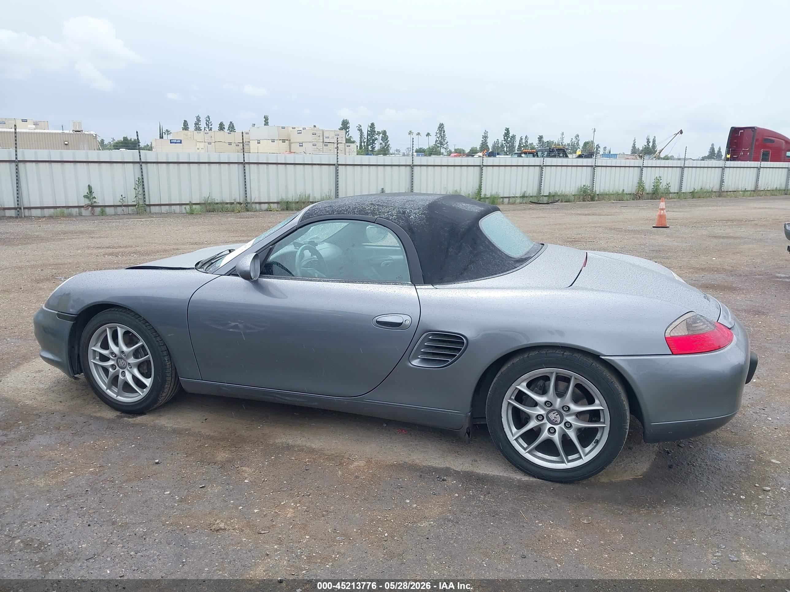 2003 Porsche Boxster   Gray vin: WP0CA29853U622170